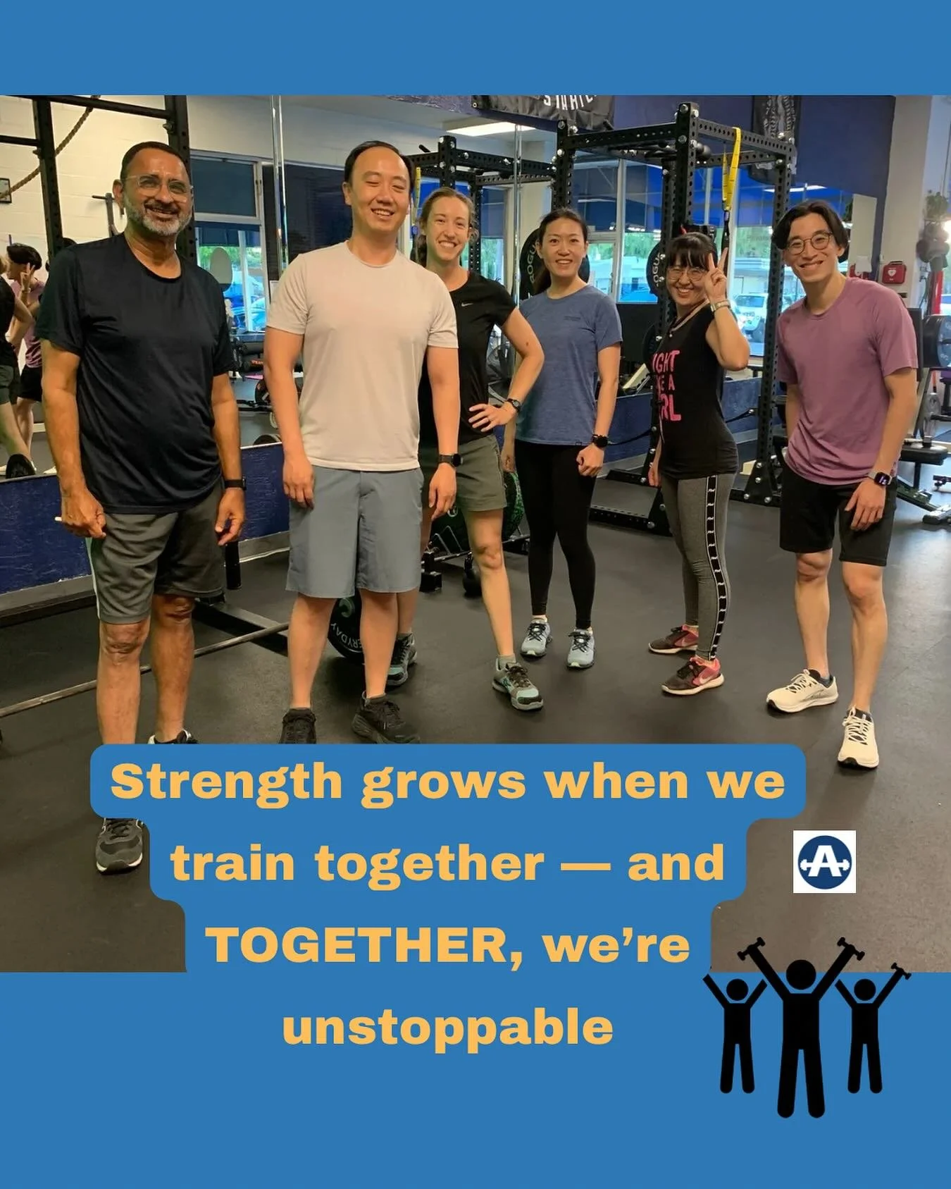 This is the power of group fitness 💪 &mdash; the energy, the accountability, and the results hit different when you train with a team. Located in Sunnyvale,  our group strength training classes and functional workouts  are built to boost your endura