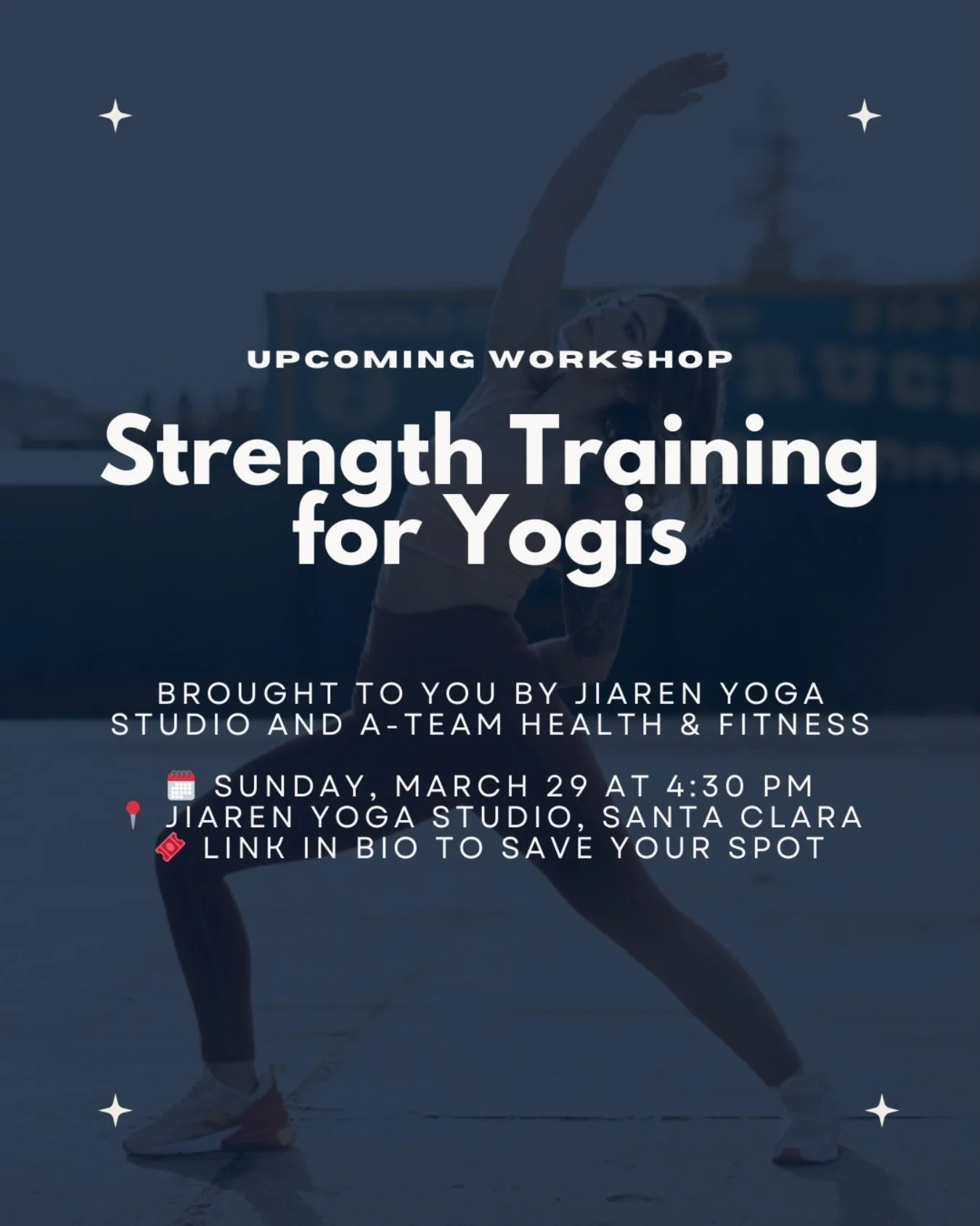 Yoga builds mobility and control.
Strength training builds resilience. 💪🧘&zwj;♀️

If you love yoga and want to feel stronger + more stable in your poses (without losing flexibility), this is for you.

We&rsquo;re excited to bring you this event in 