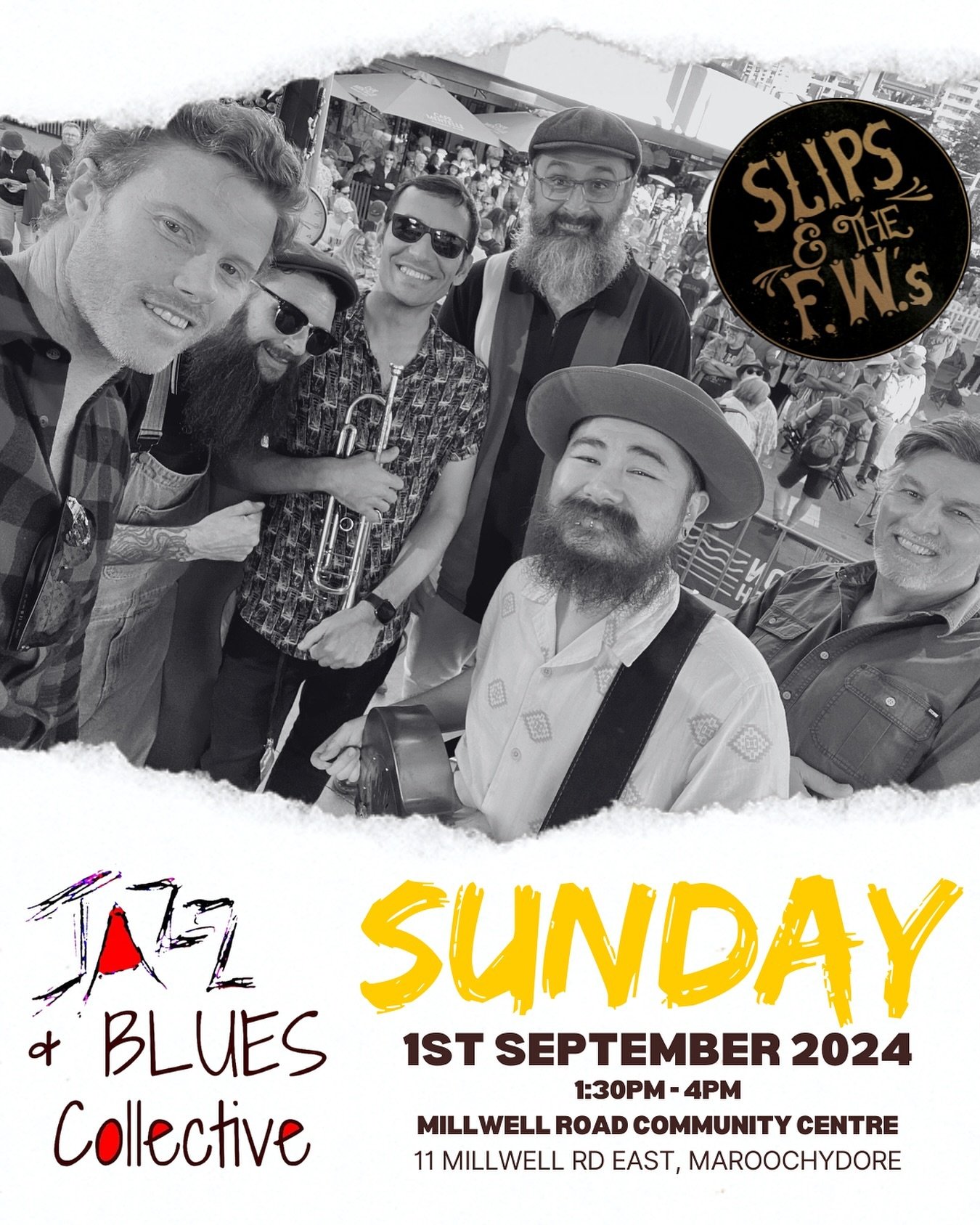 We&rsquo;re thrilled to be returning to Jazz &amp; Blues Collective, Maroochydore!! ✨

Sunday 1st September
Millwell Road Community Centre
11 Millwell Road East, Maroochydore 

Music 1.30pm to 4pm (Doors open 1pm).

Rekindling the embers of Early Blu