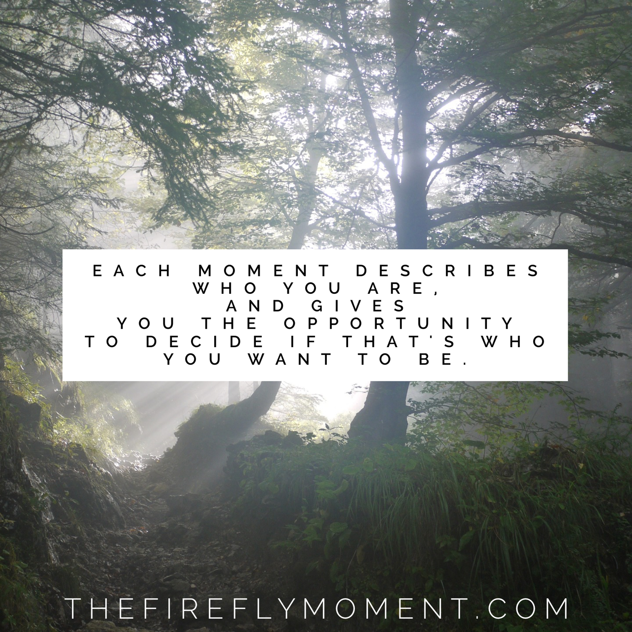 Who do you want to be? You get to choose.