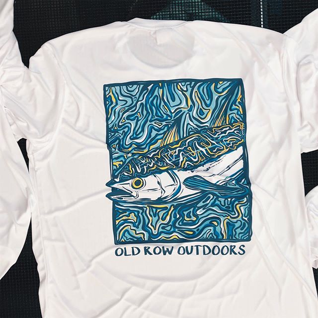 Killer sunshirts for @oldrowoutdoors . Snag some so you don&rsquo;t end up lobstered after a day outside. .
.
.
.
.
#oldrow #oldsouth #oldrowoutdoors #oldsouthprintco #screenprint #screenprinting #tuna #fishing #UPF #roq #poweringtheprint #georgia #c