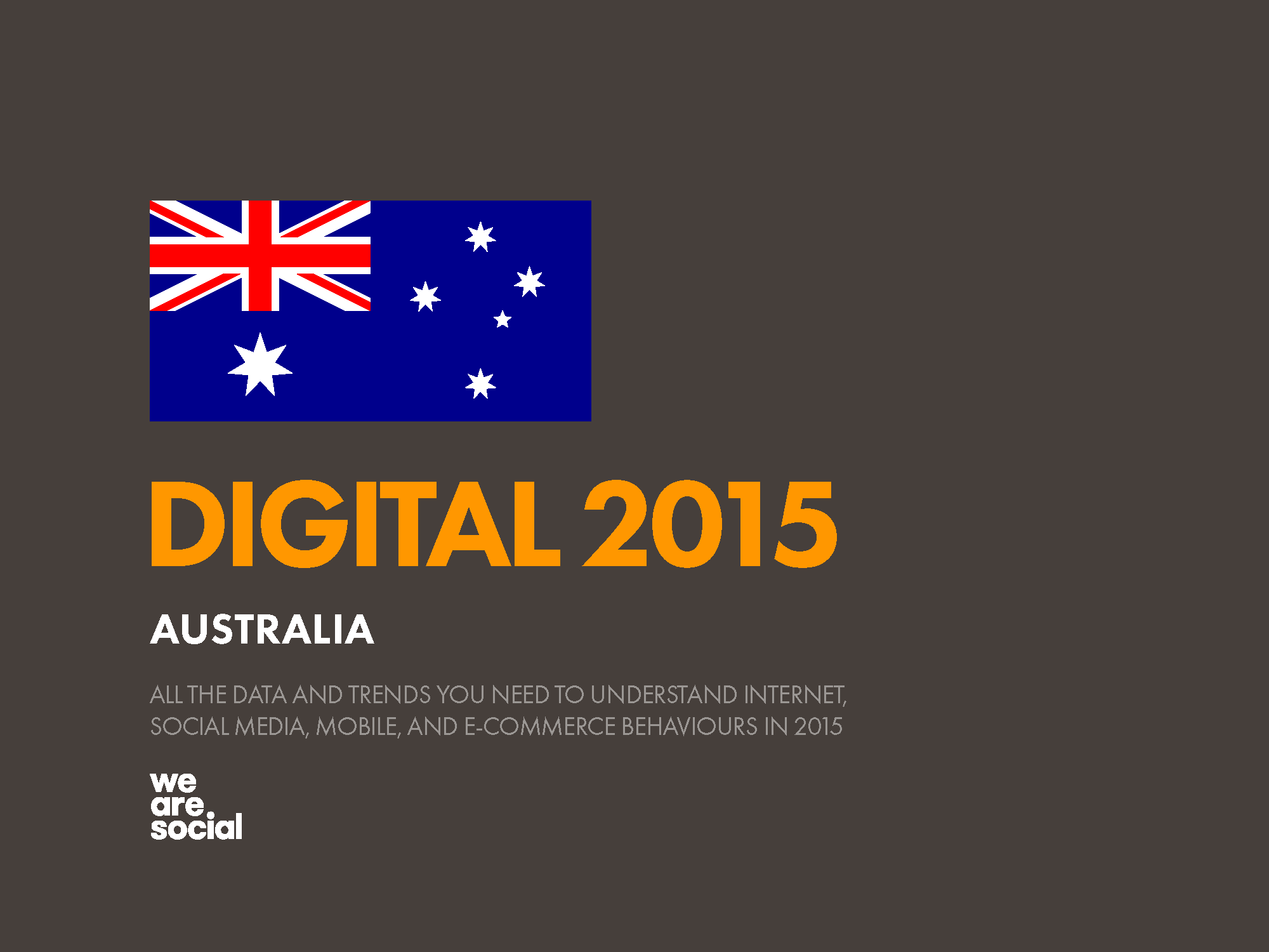 Digital 2015: Australia