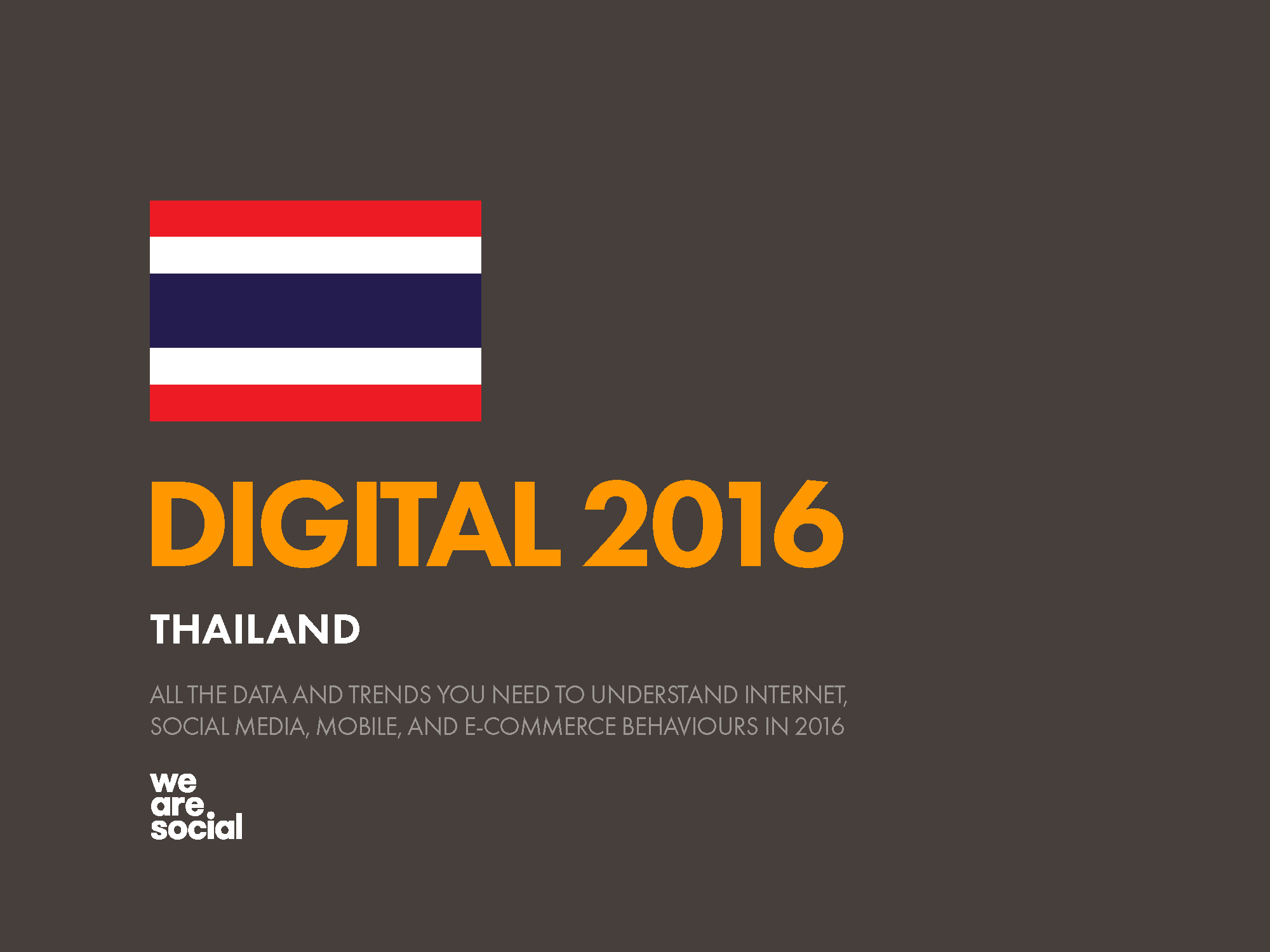 Digital 2016: Thailand