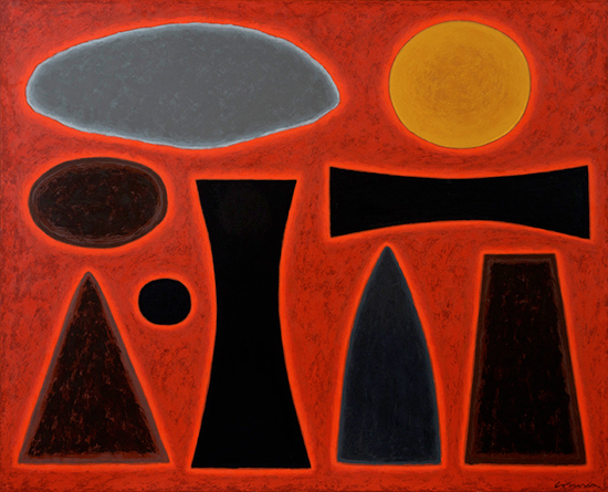 Maralinga II, 1999 Oil on Canvas 130 x 160 cm signed lower right SOLD