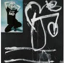 Bad Girl, 2001 acrylic and collage on canvas 167 x 167 cm signed lower right