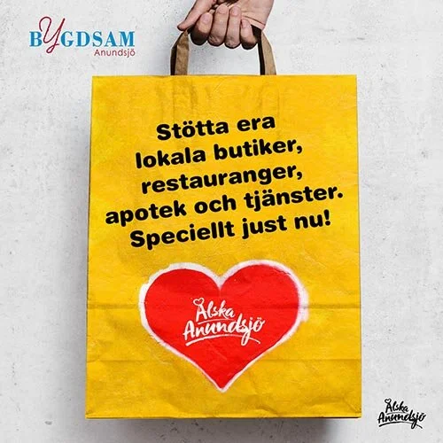 Stötta era lokala företag