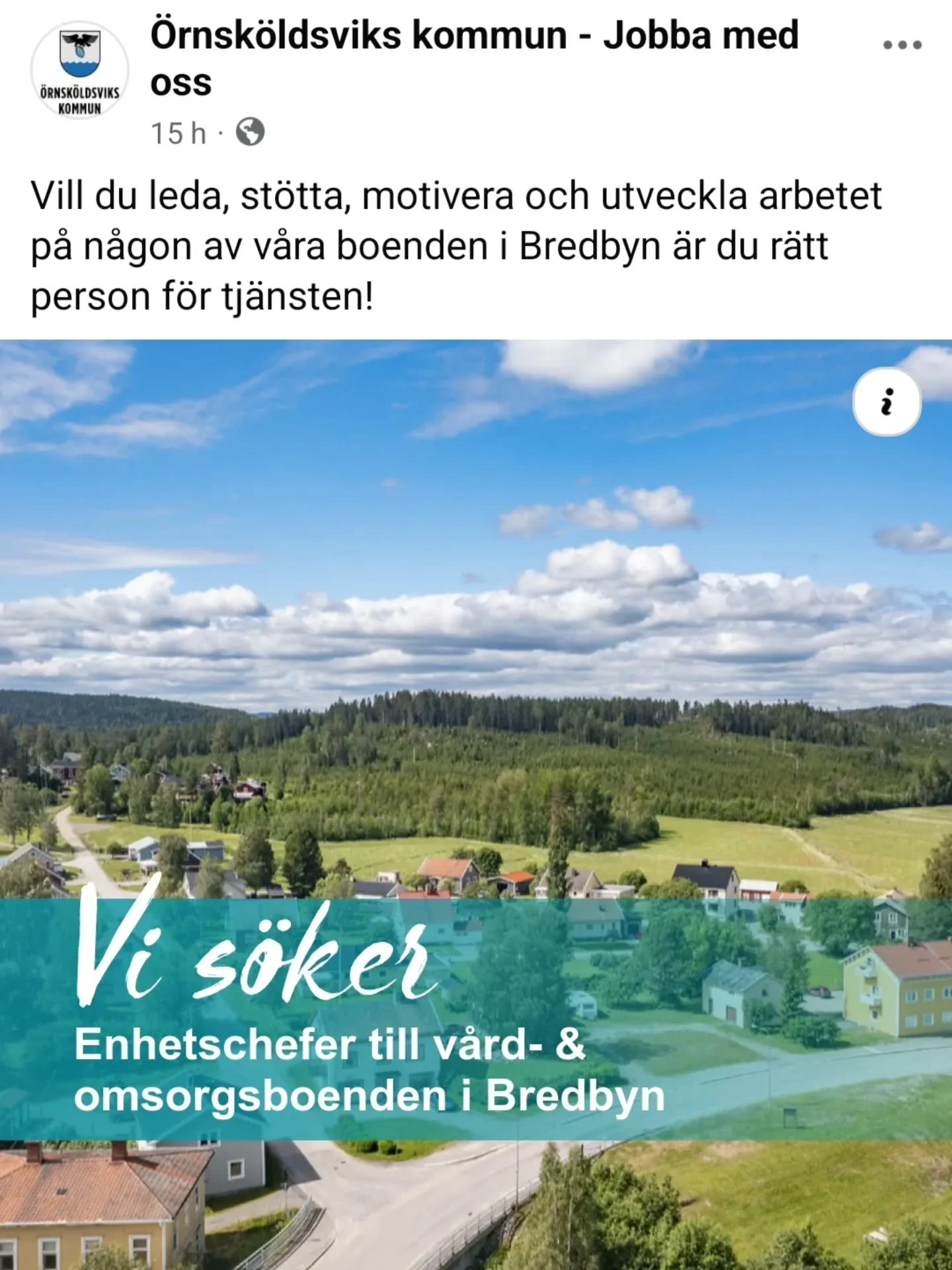 Vi vill g&auml;rna lyfta tv&aring; viktiga tj&auml;nster som just nu finns ute. V&aring;ra v&aring;rd- &amp; omsorgsboenden s&ouml;ker enhetschefer &ndash; uppdrag som betyder mycket, b&aring;de f&ouml;r v&aring;ra &auml;ldre och f&ouml;r omsorgen so