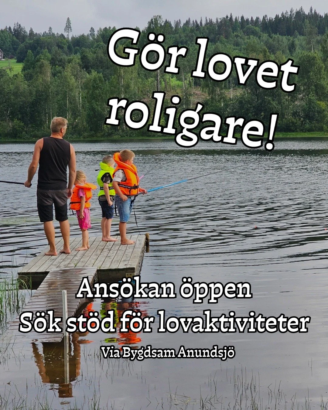 ☀️ B&ouml;rja planera sommarens lovaktiviteter!

Bygdsam Anundsj&ouml; har f&aring;tt m&ouml;jlighet att, p&aring; uppdrag av Kultur och fritid, f&ouml;rdela 50 000 kr till aktiviteter f&ouml;r barn och unga i v&aring;rt omr&aring;de &ndash; och nu &