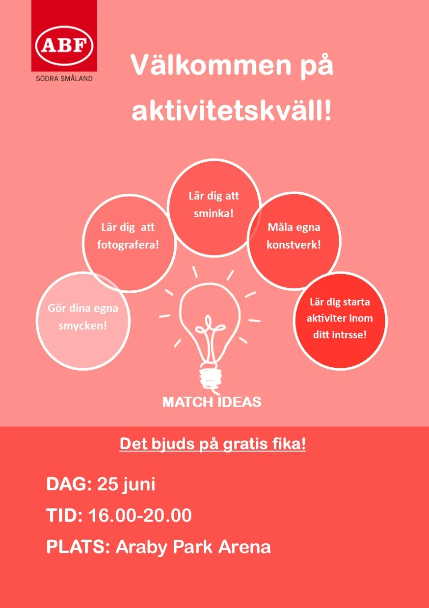 Match gör aktiviteter