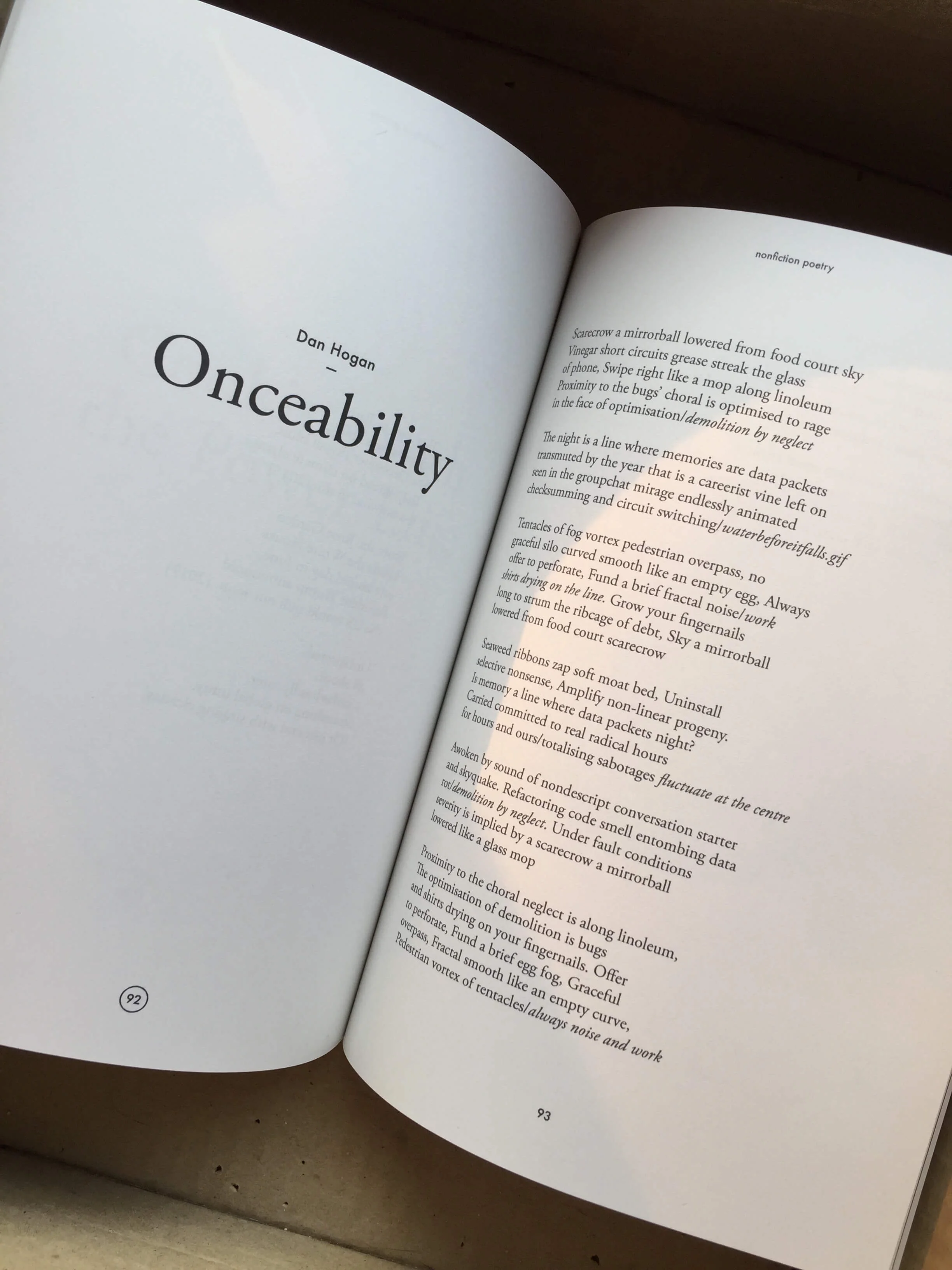 Onceability