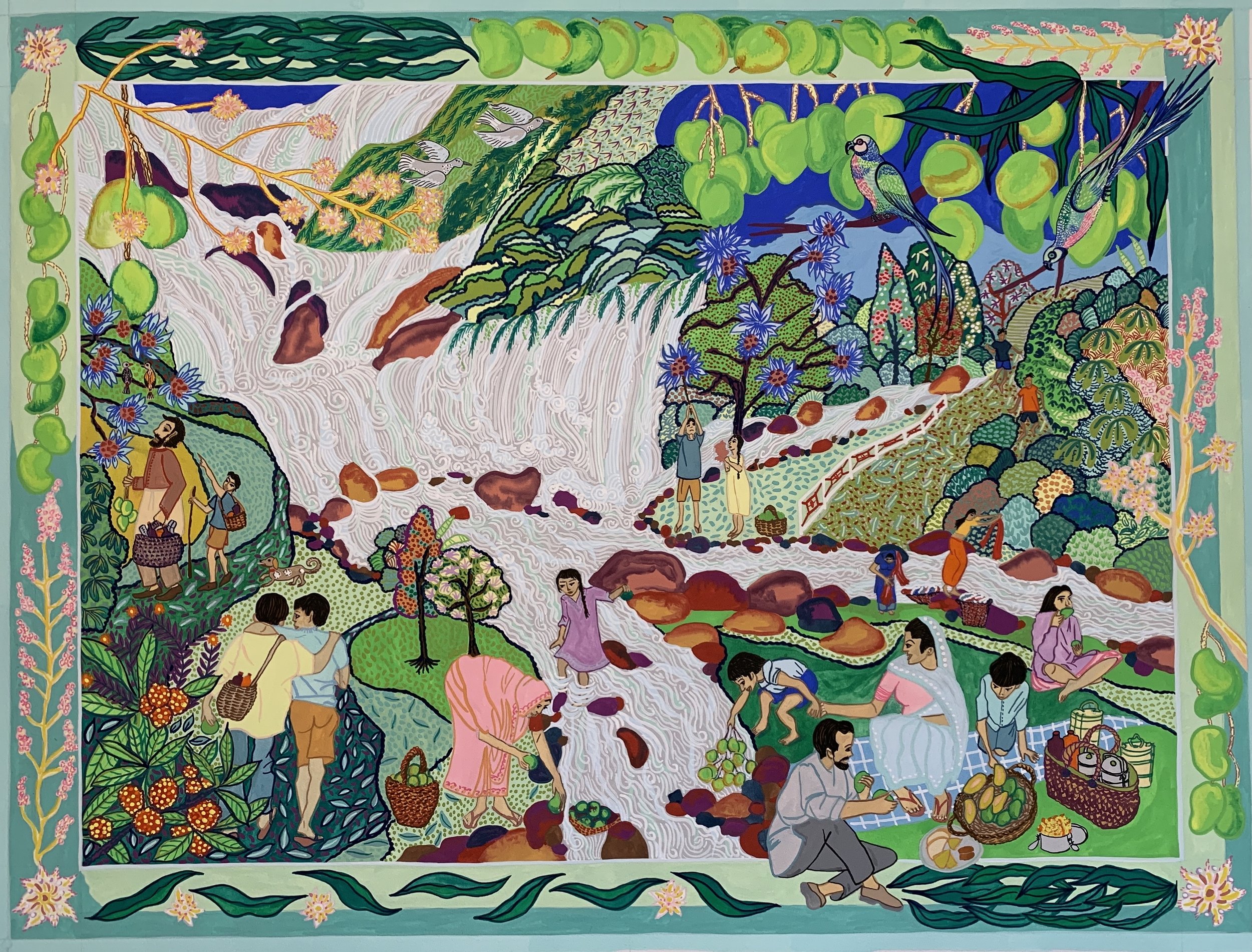 Mangoes at Bhatta Falls