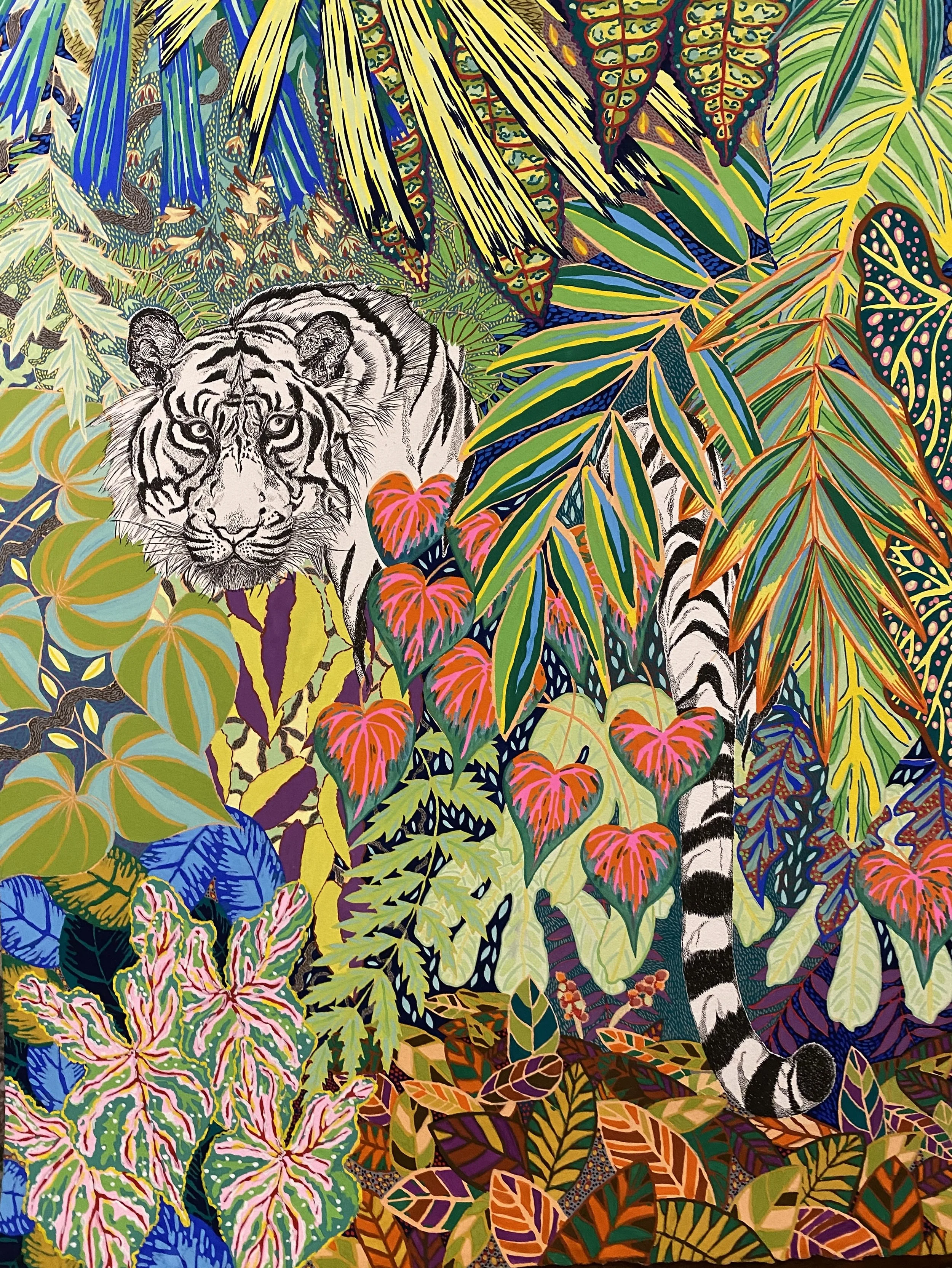 The Disappearing Tiger - SOLD