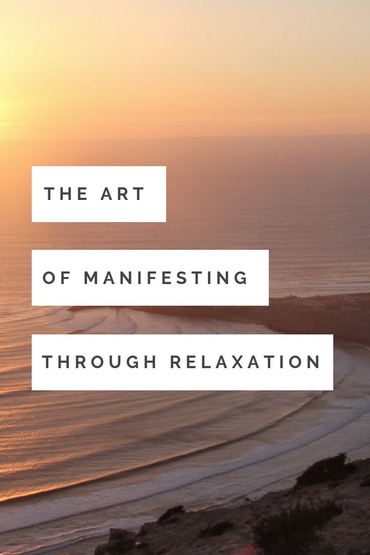“L’art de manifester au travers de la relaxation”