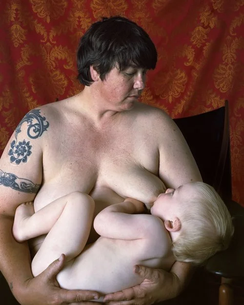 Self-portrait, nursing. Courtesy Catherine Opie, Regen Projects & Peder Lund.