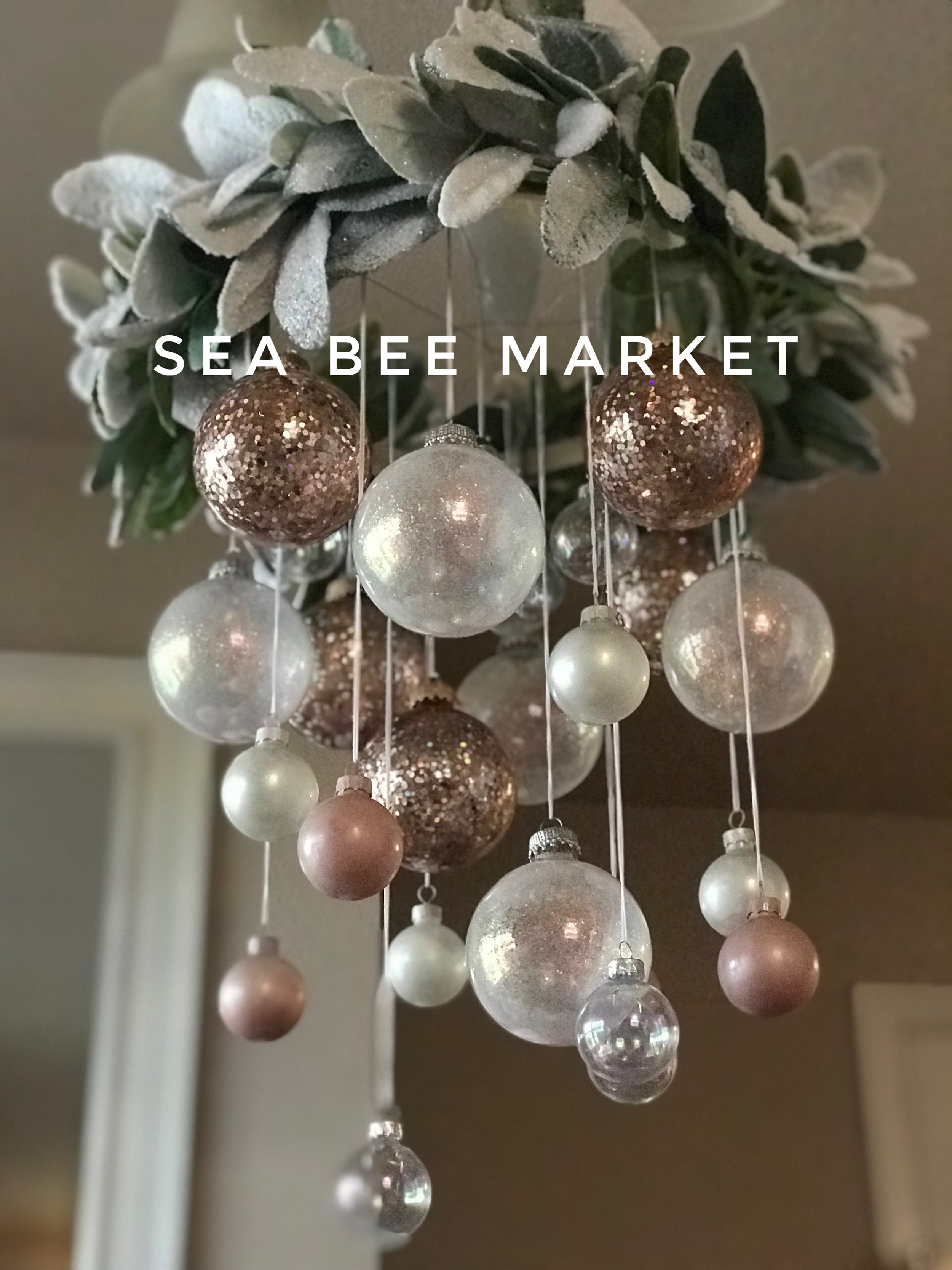 Diy Christmas Ornament Chandelier Sea Bee Market