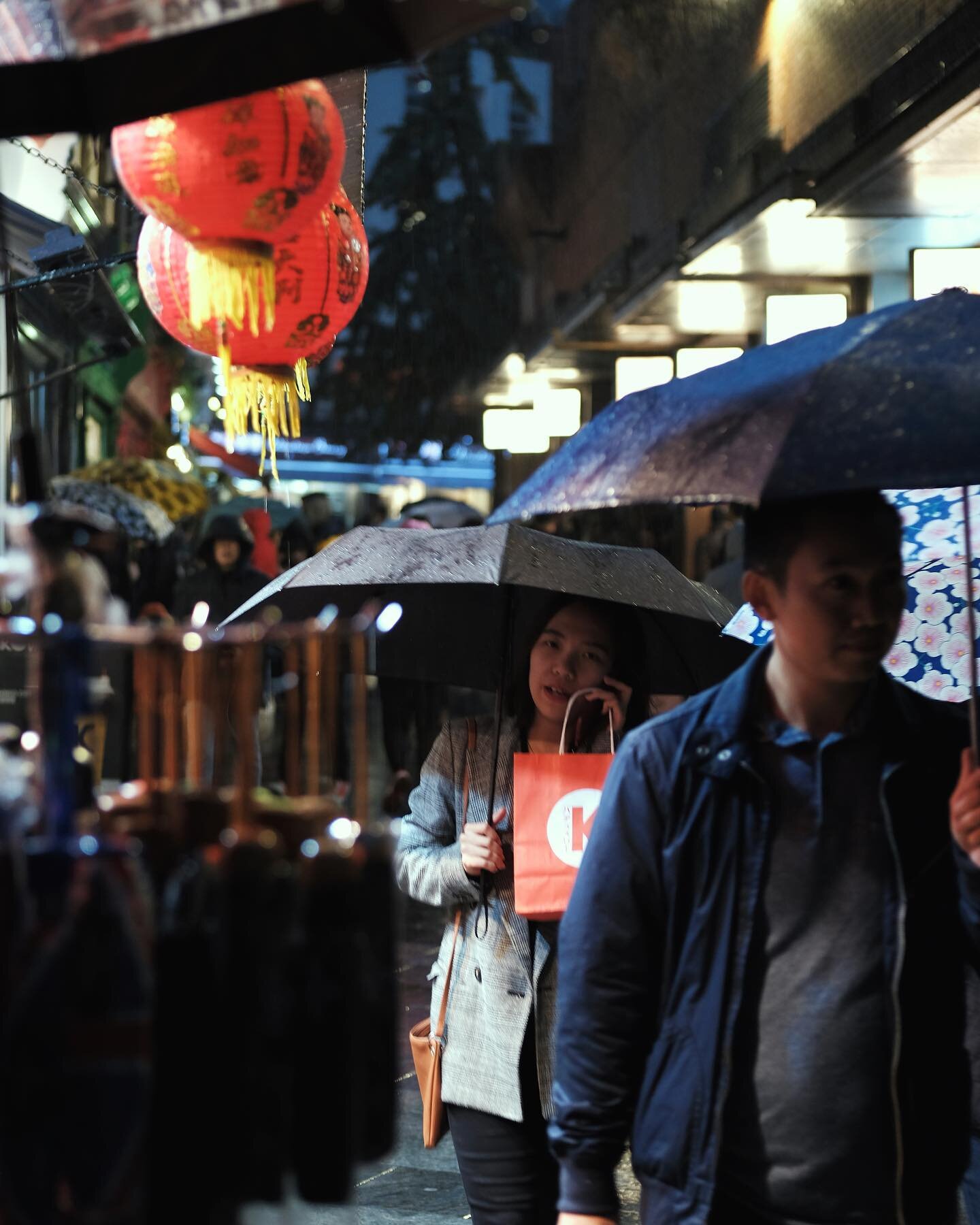 A damp evening in Chinatown