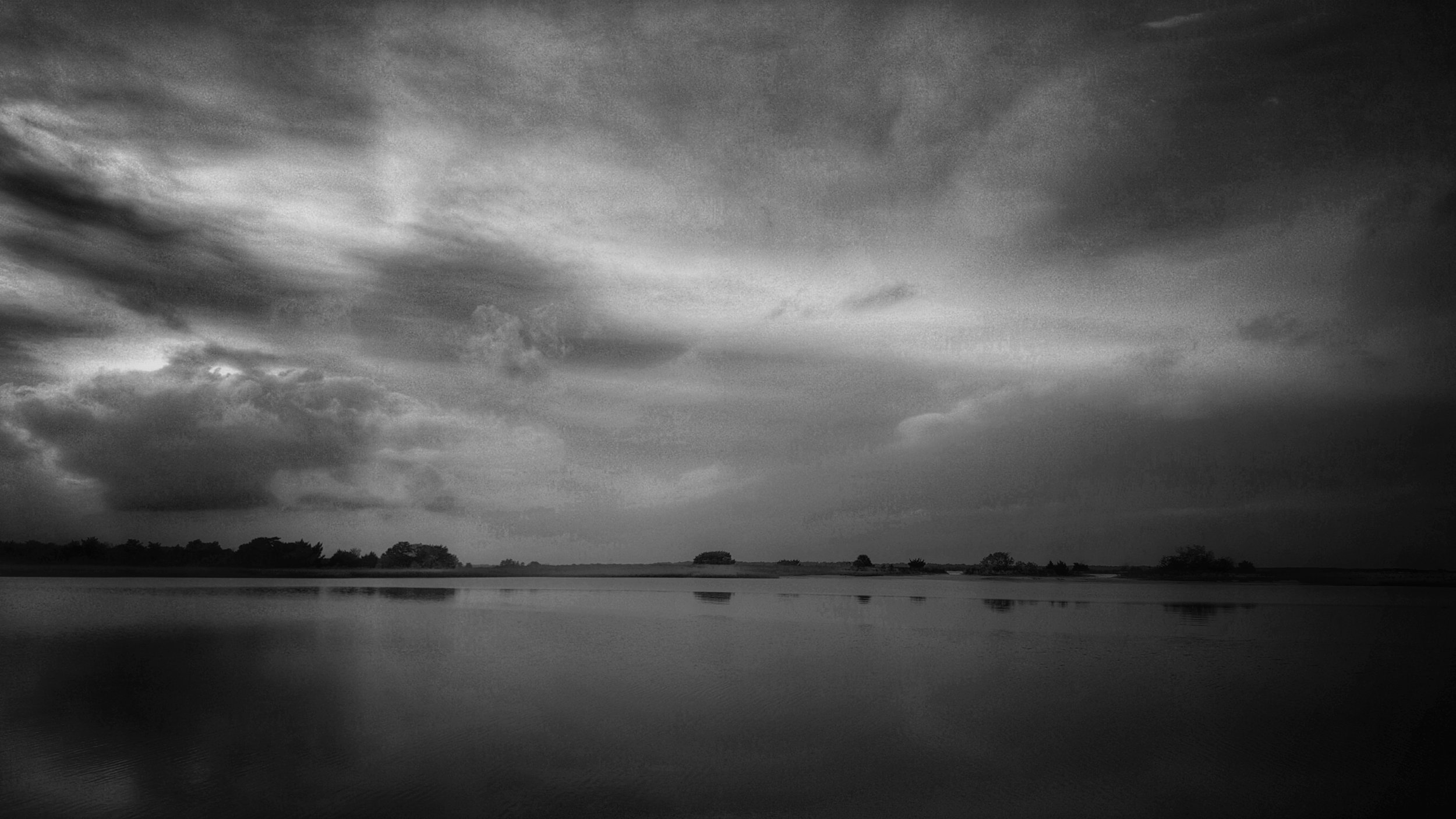 Much of our time in Brunswick was spent waiting for good weather - but the bad weather made for some beautiful skies