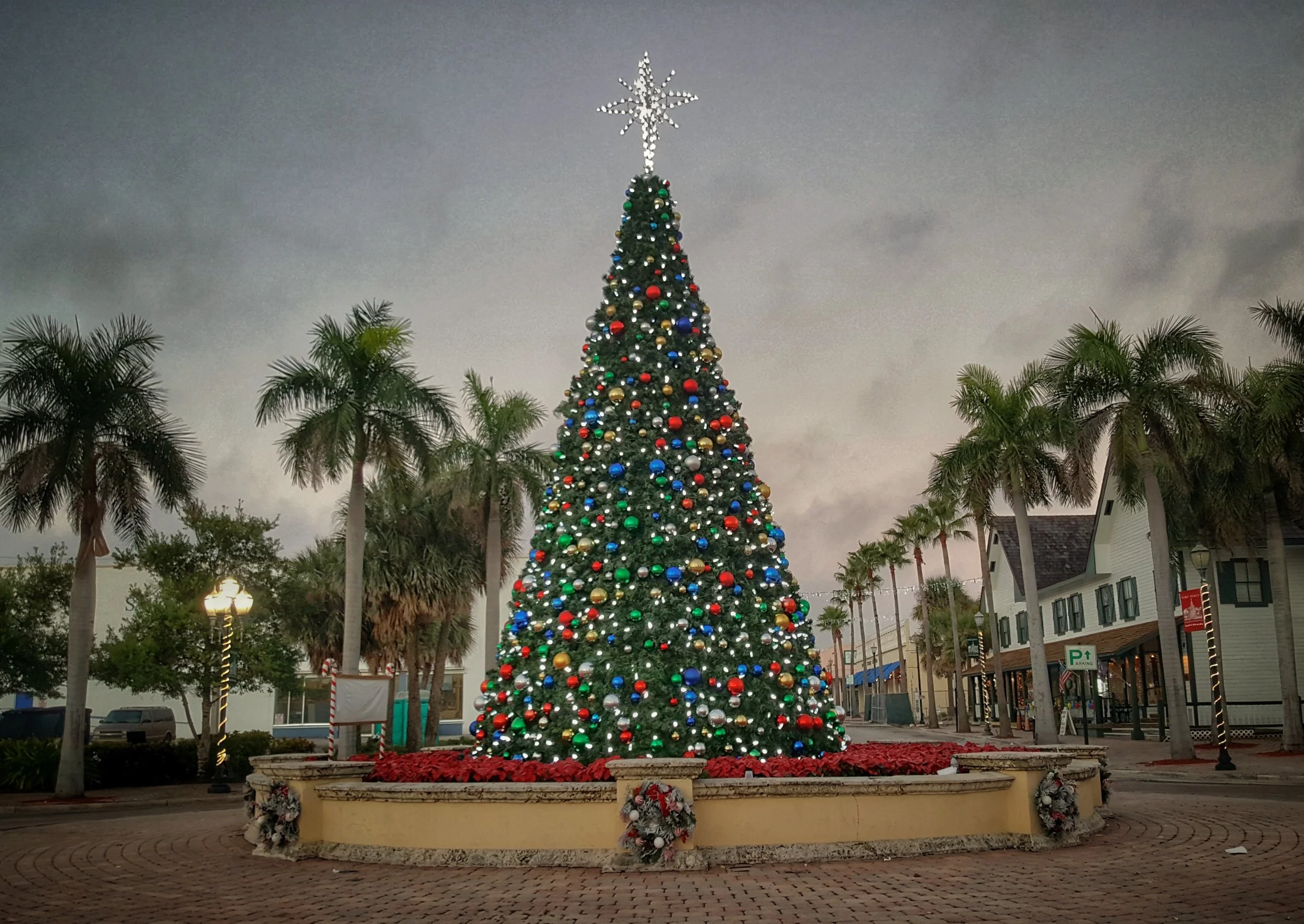 Shortly after Thanksgiving, Ft. Pierce was dressed in her Christmas best