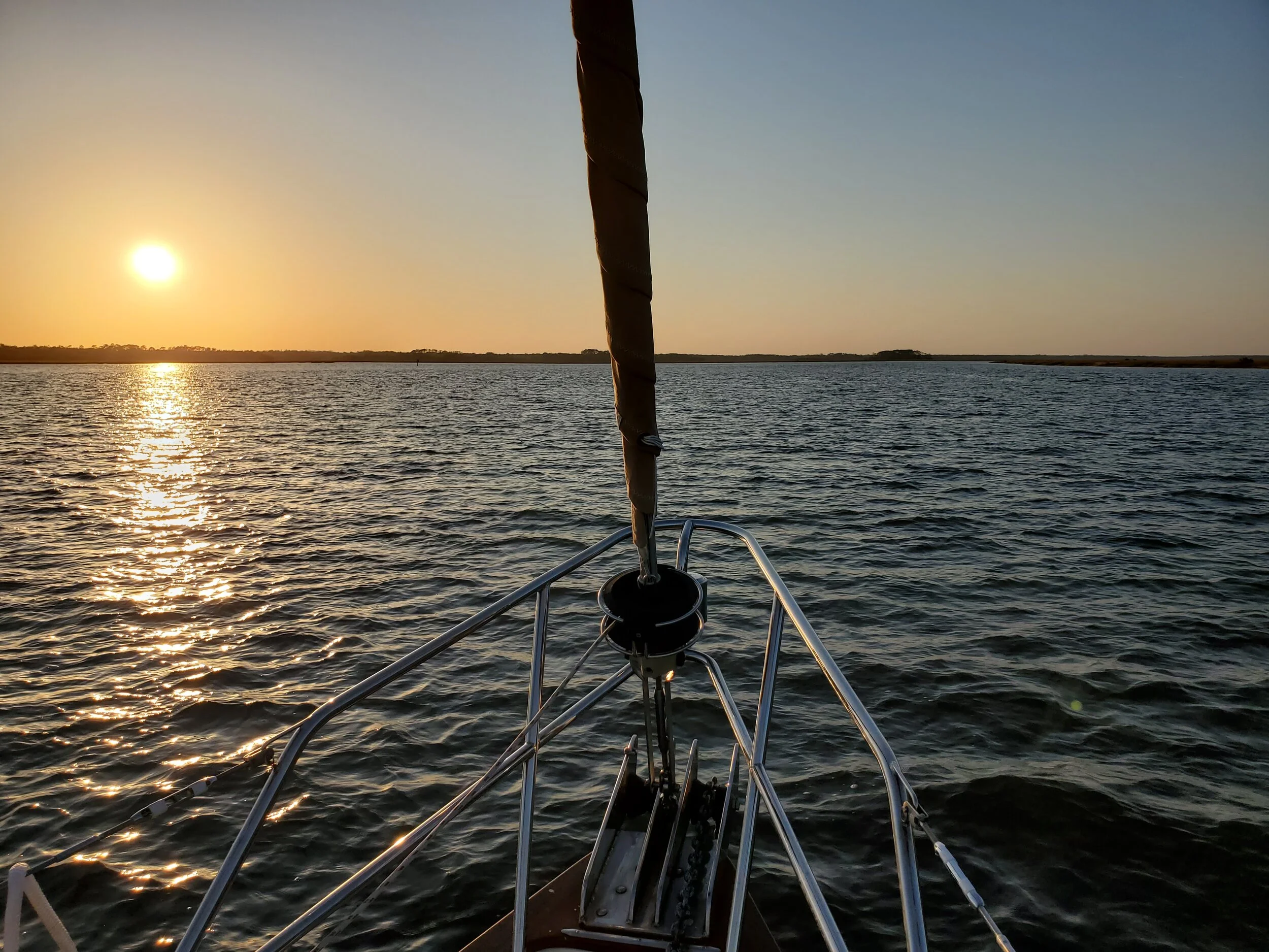 Dawn Departures - commonplace, when transiting the Intracoastal Waterway