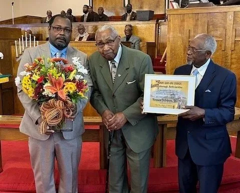 Men's Day 2026 - Brother Brown Johnson recognized for his dedication and service to Mount Zion AME Church