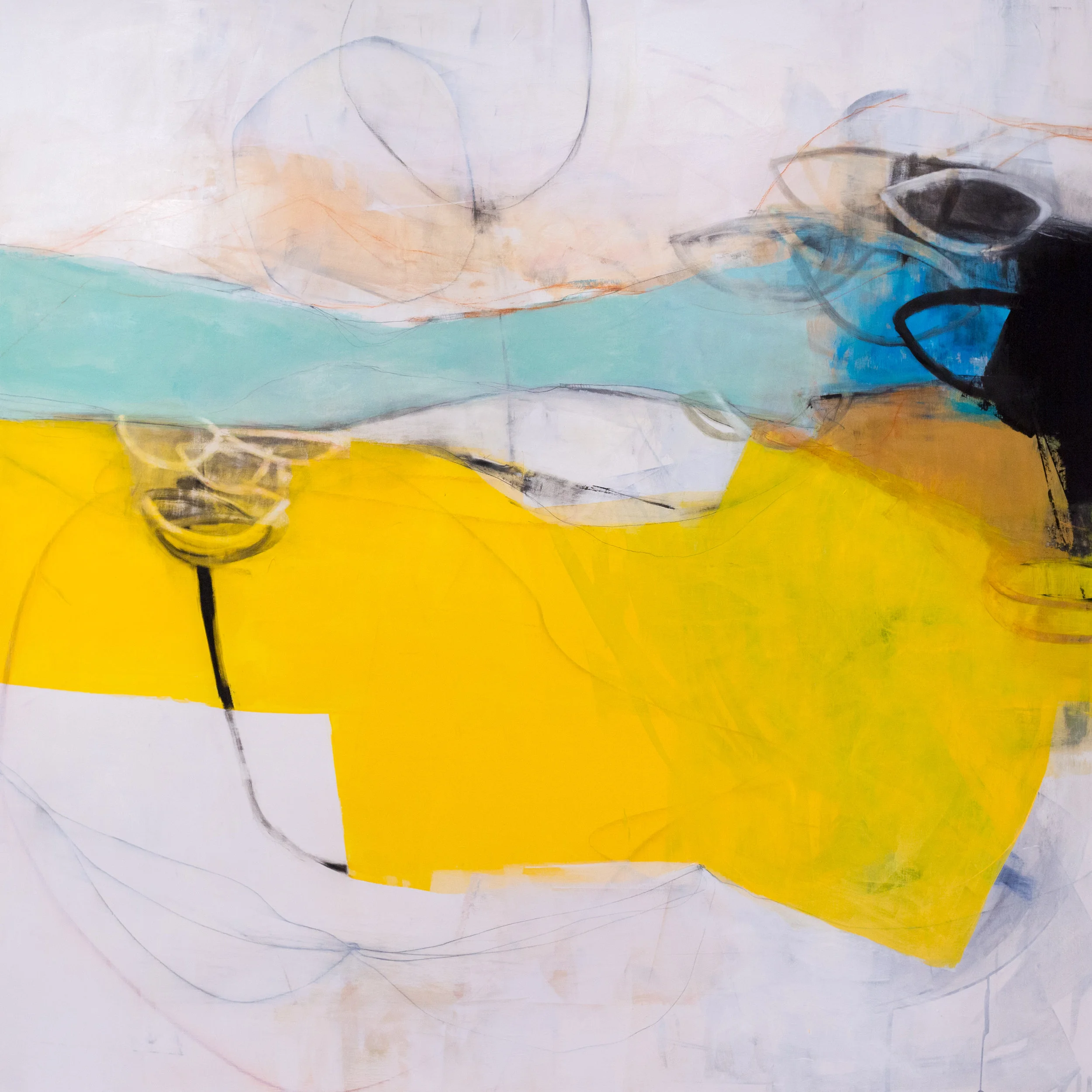 Observations From Here 40 x 40" (SOLD)