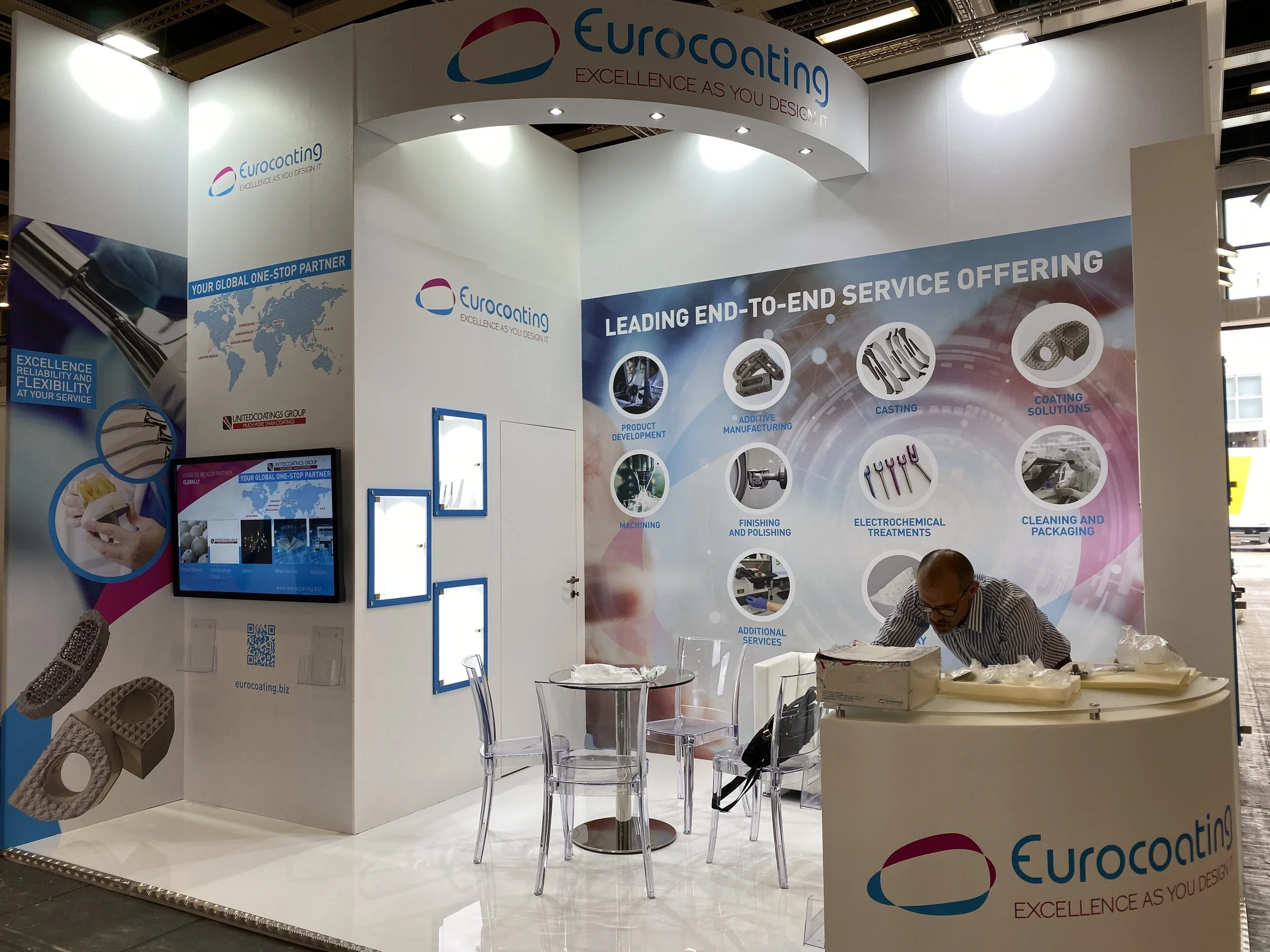 Realizzazione stand a DKOU 2019 - Congresso di ortopedia e traumatologia |  Berlino