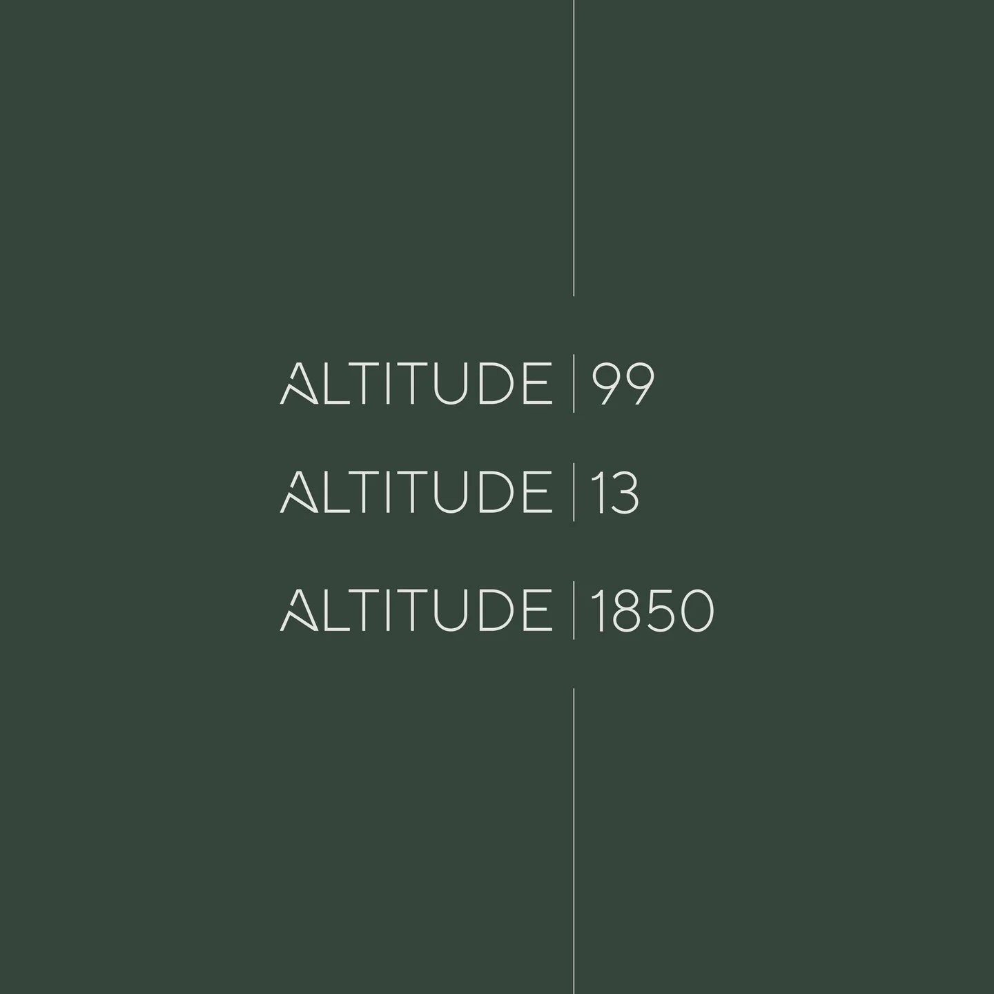 A modular brand system: the number evolves with the altitude of each location.
Altitude 99, 13, 1850&hellip; one identity, shaped by the places it inhabits.

#BrandSystem #ModularIdentity #LogoVariations #DesignFlexibility #Altitudes #BrandConcept