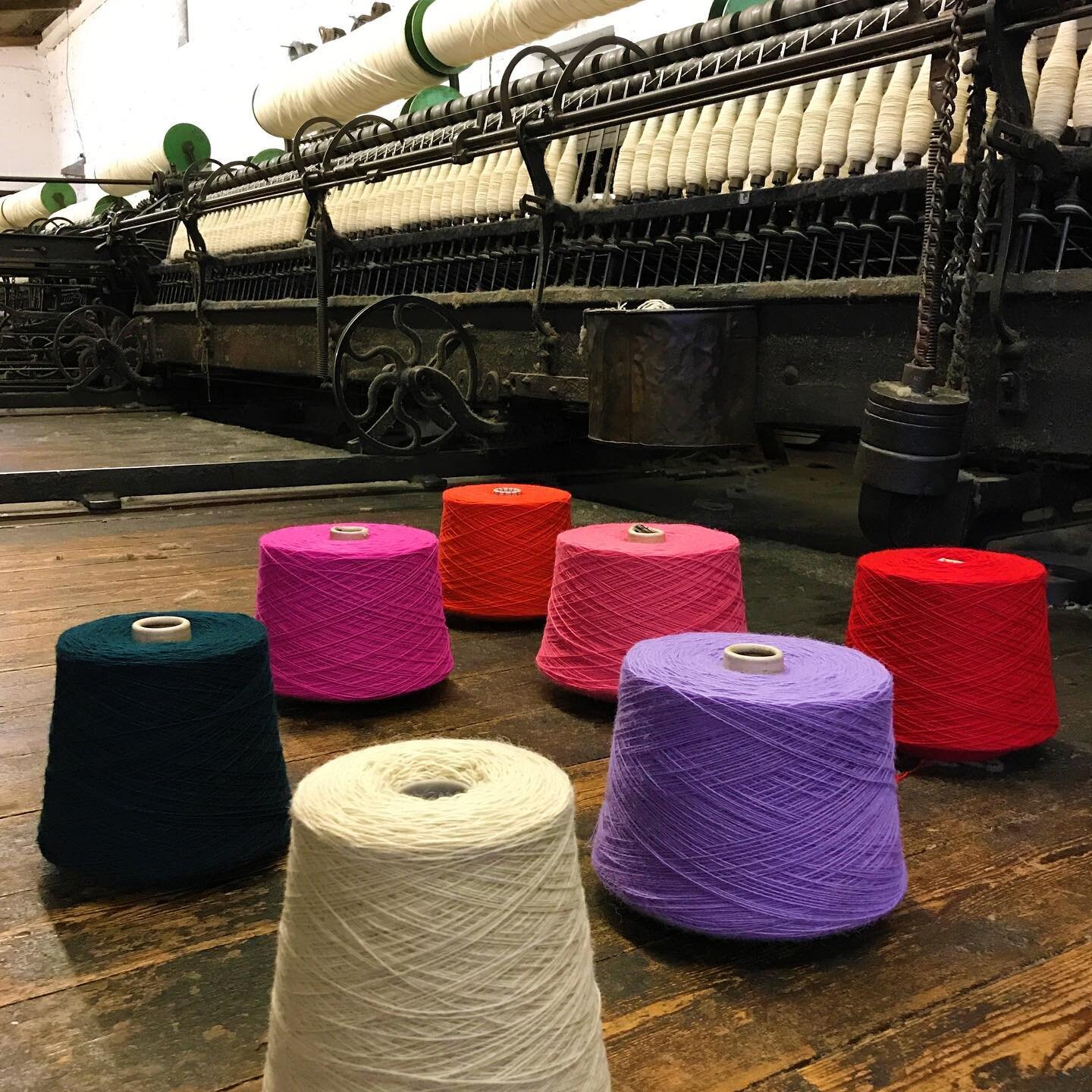 Joy in the journey 
A snapshot of the process of my blanket collaboration with @cushendale woollen mills in ireland. Creating superior textiles from the 18th century to the present day. A remarkable story of one family&rsquo;s vocation to woollen tex