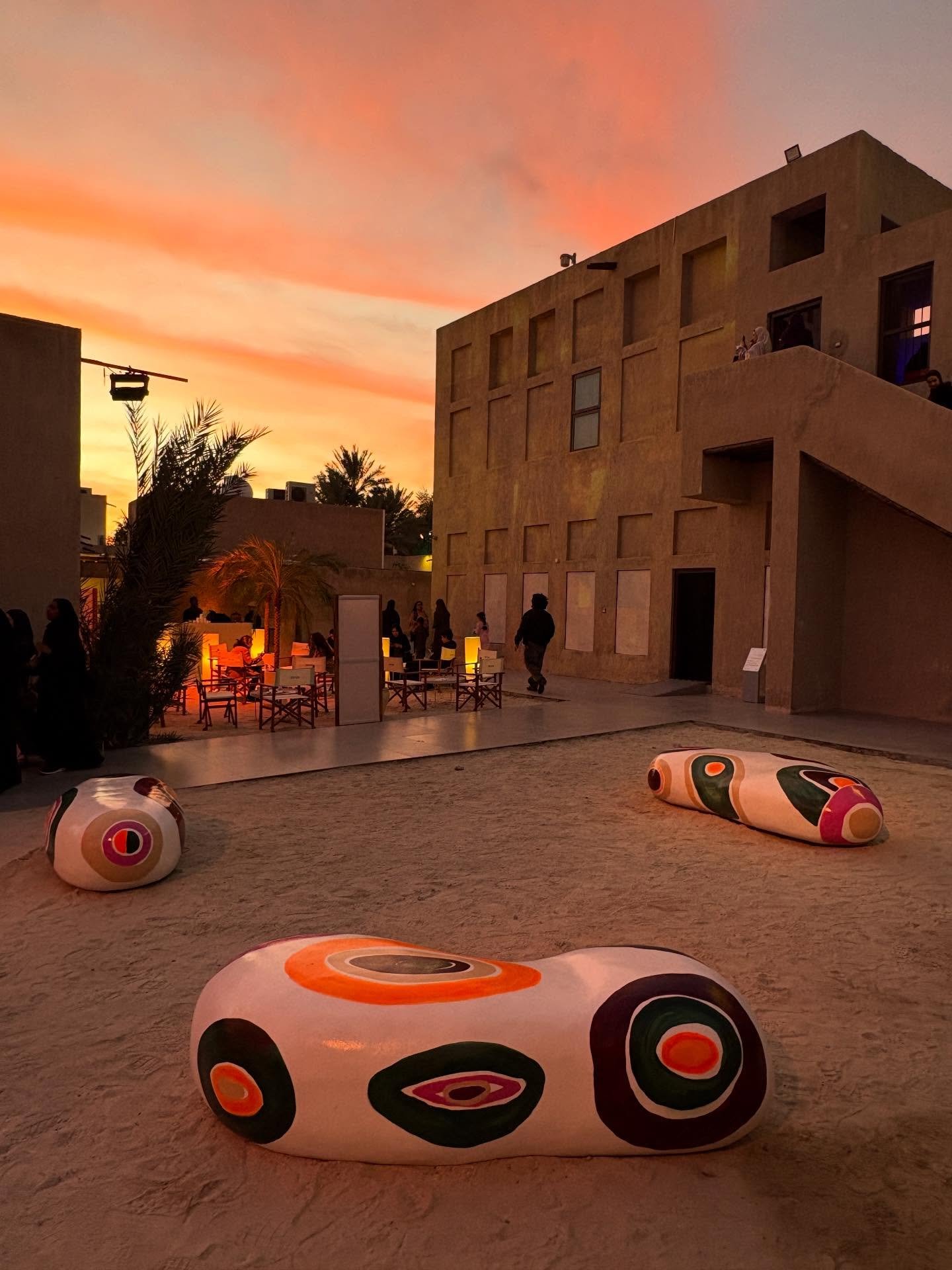 &ldquo;A place to Land&rdquo; @sikkaplatform  2026 

An interactive piece of work about grounding, meeting  the earth and finding where we belong. Acknowledging the act of living and making here in the UAE. A small act of living and creating in a pla