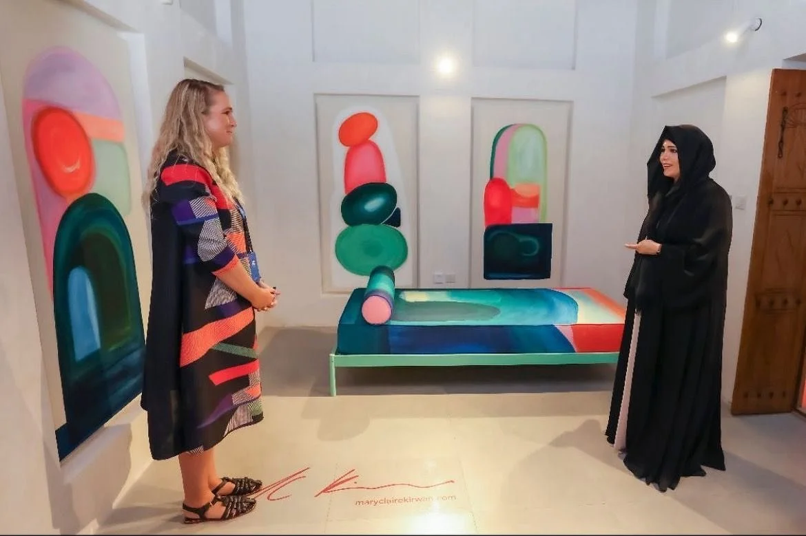 It was a privilege to present my work to Her Highness Sheika Latifa Bint Mohammed bin Rashid Al Maktoum at this year&rsquo;s  @sikkaplatform .

#maryclairekirwan #dbxartseason24 #maryclairekirwan #dubaiartist