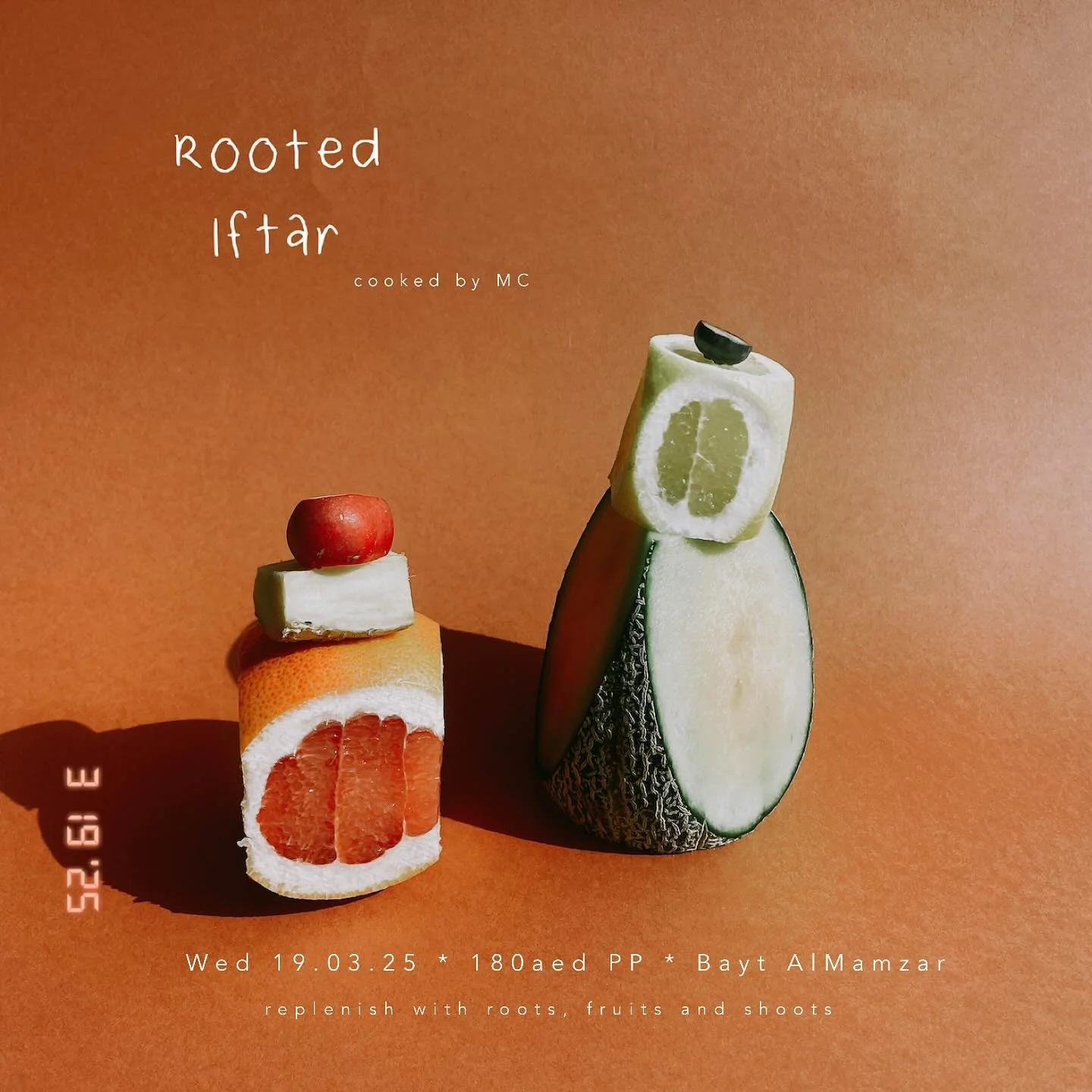 Join me on March 19th @baytalmamzar for a special iftar experience. I shall be making, baking and creating a vegetarian focused iftar that brings together the best of Irish and Emirati ingredients. 🌱🫚🫛

Expect to taste locally grown fruits and veg