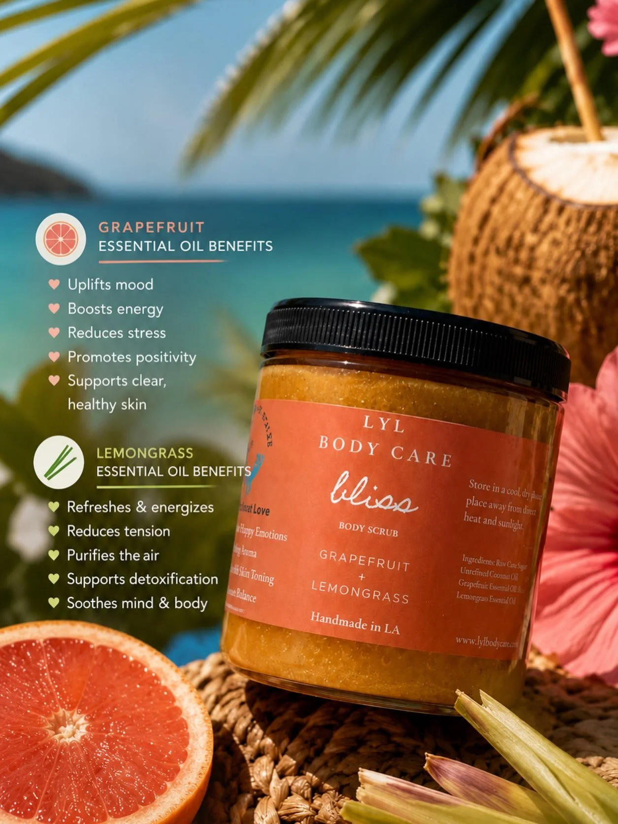 Every single week this one disappears first. 🍊✨

Our Bliss Body Scrub has become a Farmers Market favorite.

The bright aroma of grapefruit + lemongrass instantly transports you somewhere tropical while leaving your skin silky smooth and glowing. It