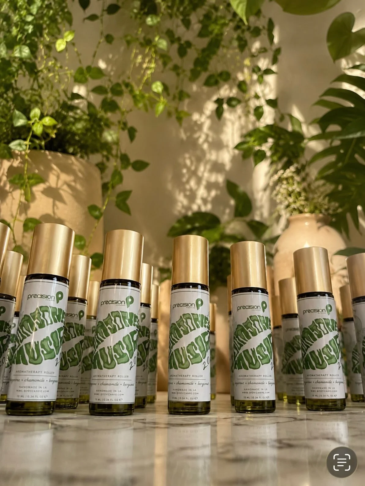 LYL Body Care x Dom 2.0 💚

We had the honor of creating custom aromatherapy rollers for @iamdomjones Listening Party, celebrating her new album 2.0, out TODAY! 🎶

Dom wanted to create a full sensory experience for her guests, inviting them to not o