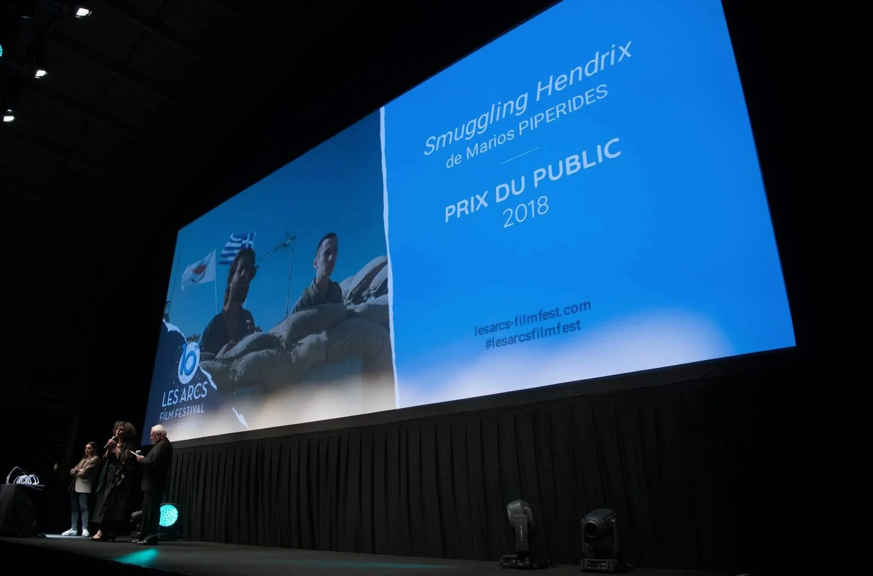 Les Arcs Film Festival -        SMUGGLING HENDRIX wins         Audience Award