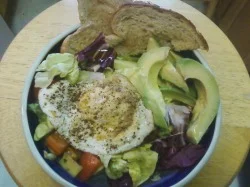 Fried Egg Salad is an awesome breakfast!