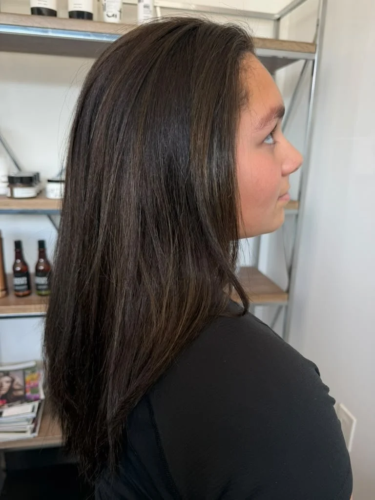 Black hair with Highlights