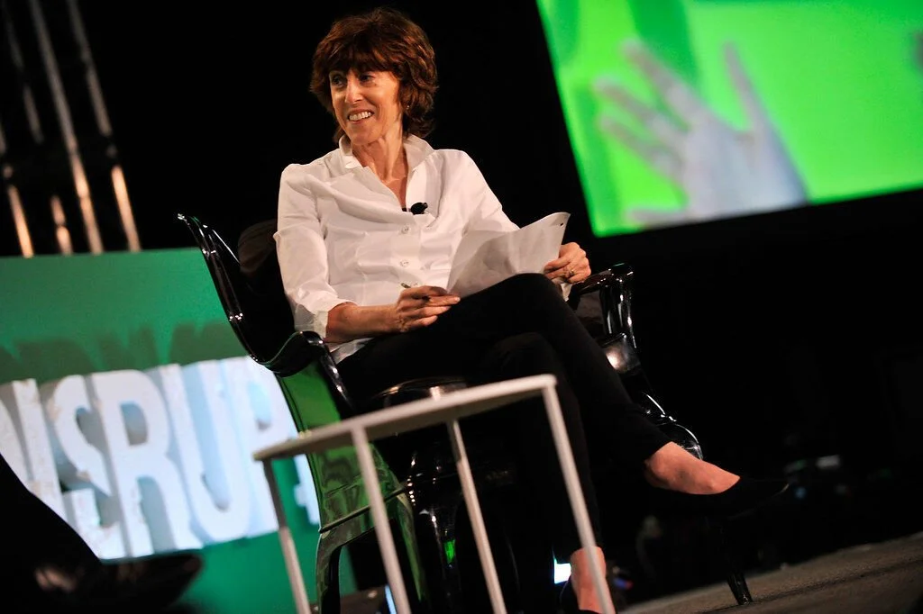 Nora Ephron on a talk show.jpg