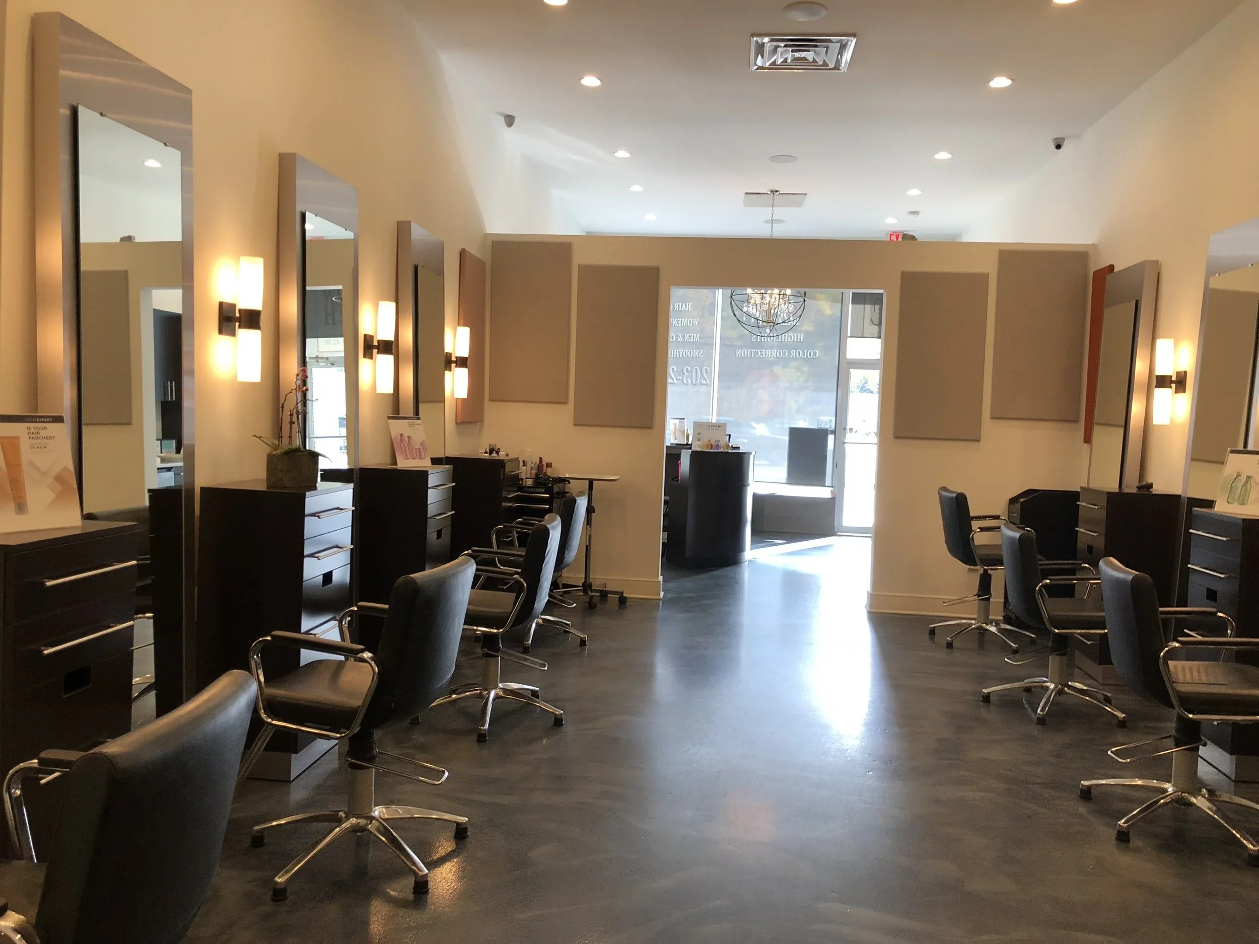 Hair salon's interior