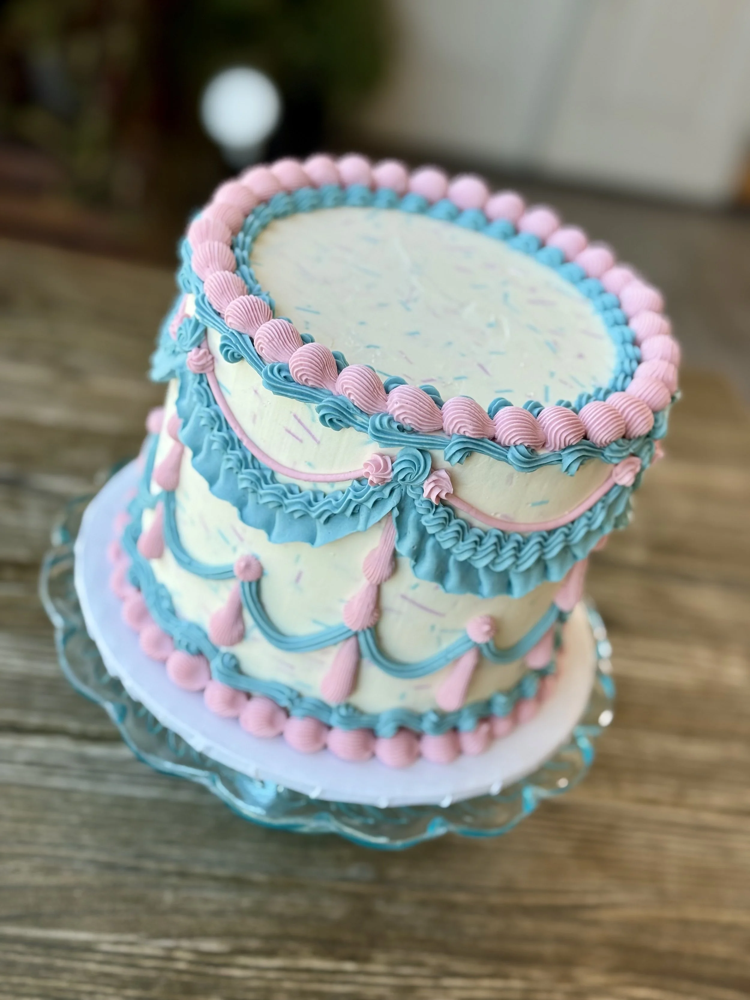 Gender Reveal Sprinkle Lambeth Cake.jpg