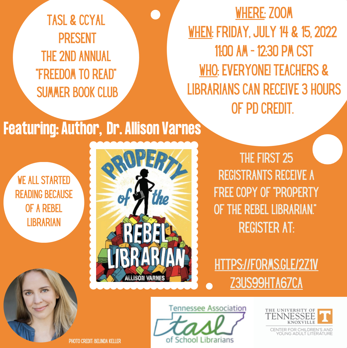 TASL &amp; CYAL Freedom to Read Summer Book Club