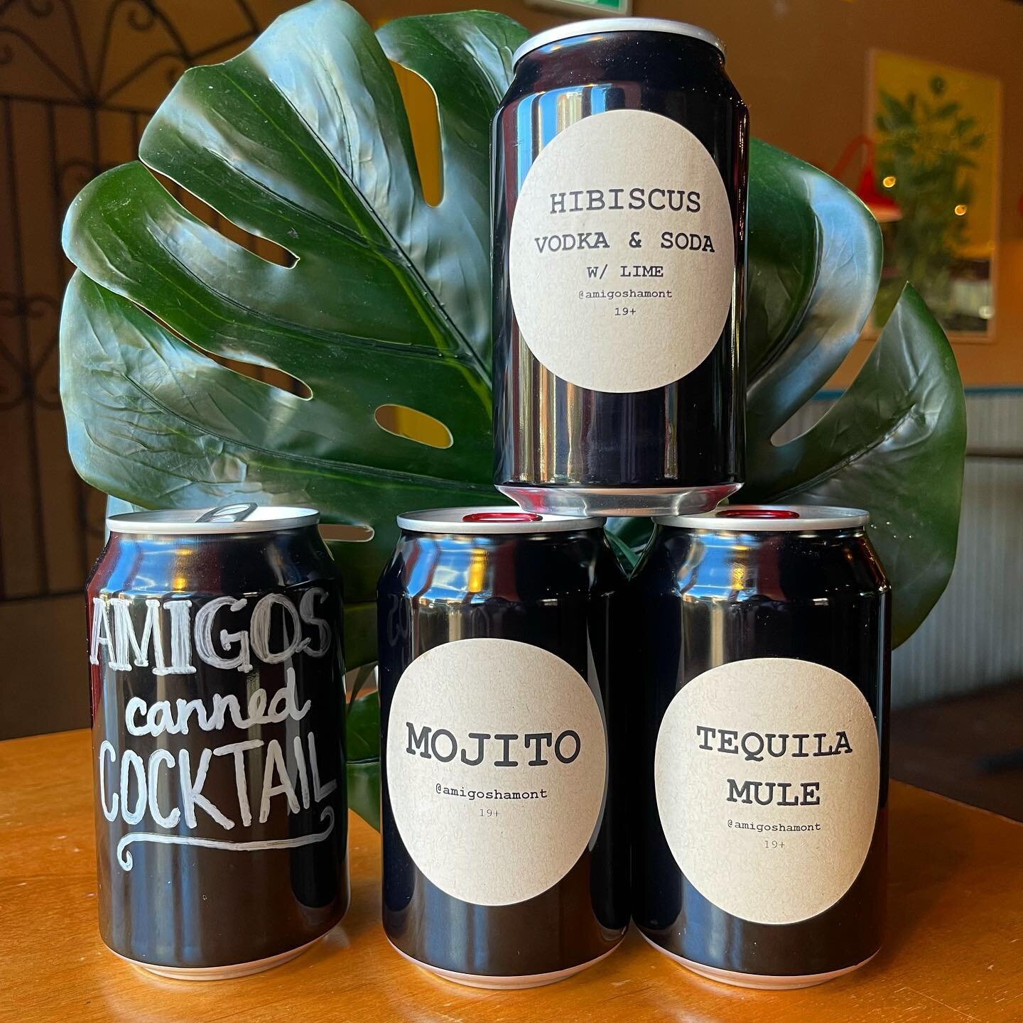 Have you tried our House Canned Cocktails yet?! 🤩 Because you definitely should! 

Only $6.50 each, it&rsquo;s the perfect addition to your tex-mex meal! 🌵

They are available on UberEats or for takeout! 

We&rsquo;re open EVERYDAY 12-11pm
Takeout 