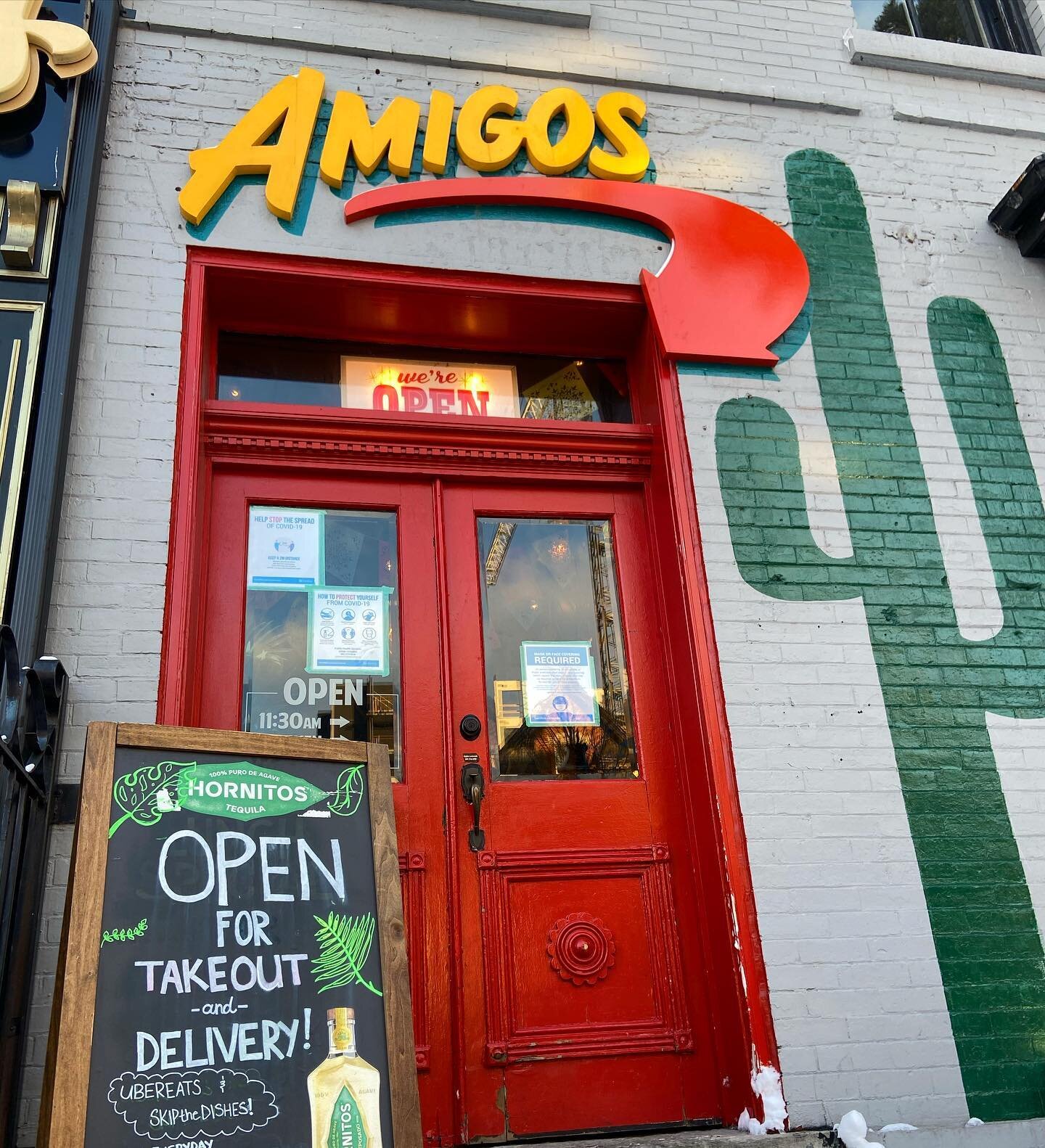 WE&rsquo;RE BACK UP AND RUNNING TODAY!🌮

We&rsquo;ll be open 5-11pm today! 
Delivery available on UberEats &amp; SkipTheDishes or give us a call for takeout! 
(905)267-1532
.
.
.
.
.
.
.
.
.
#amigoshamont #texmex #texmexfood #hamont #hamonteats #ham