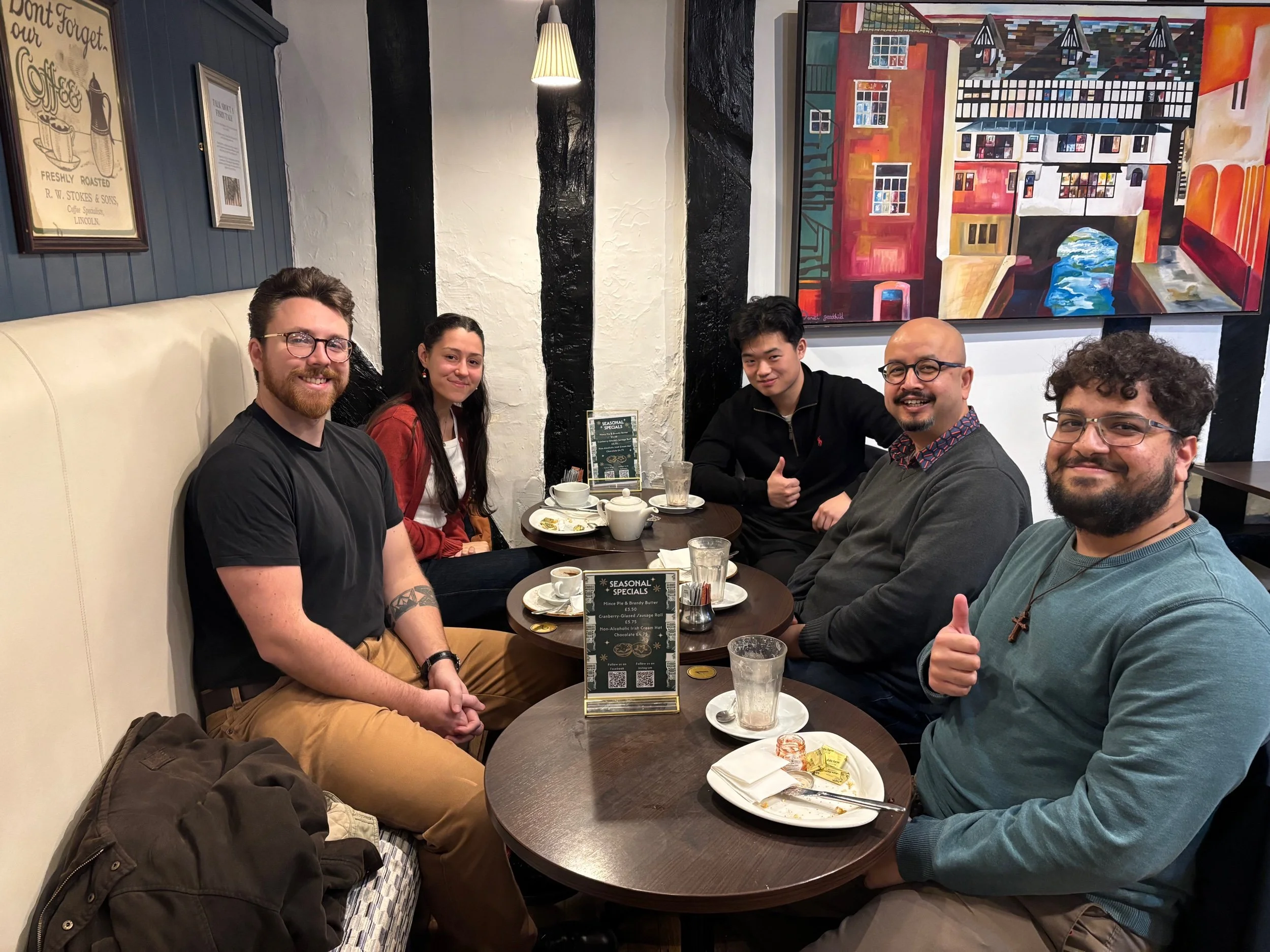 Hot chocolate with the Quantum Musketeers 