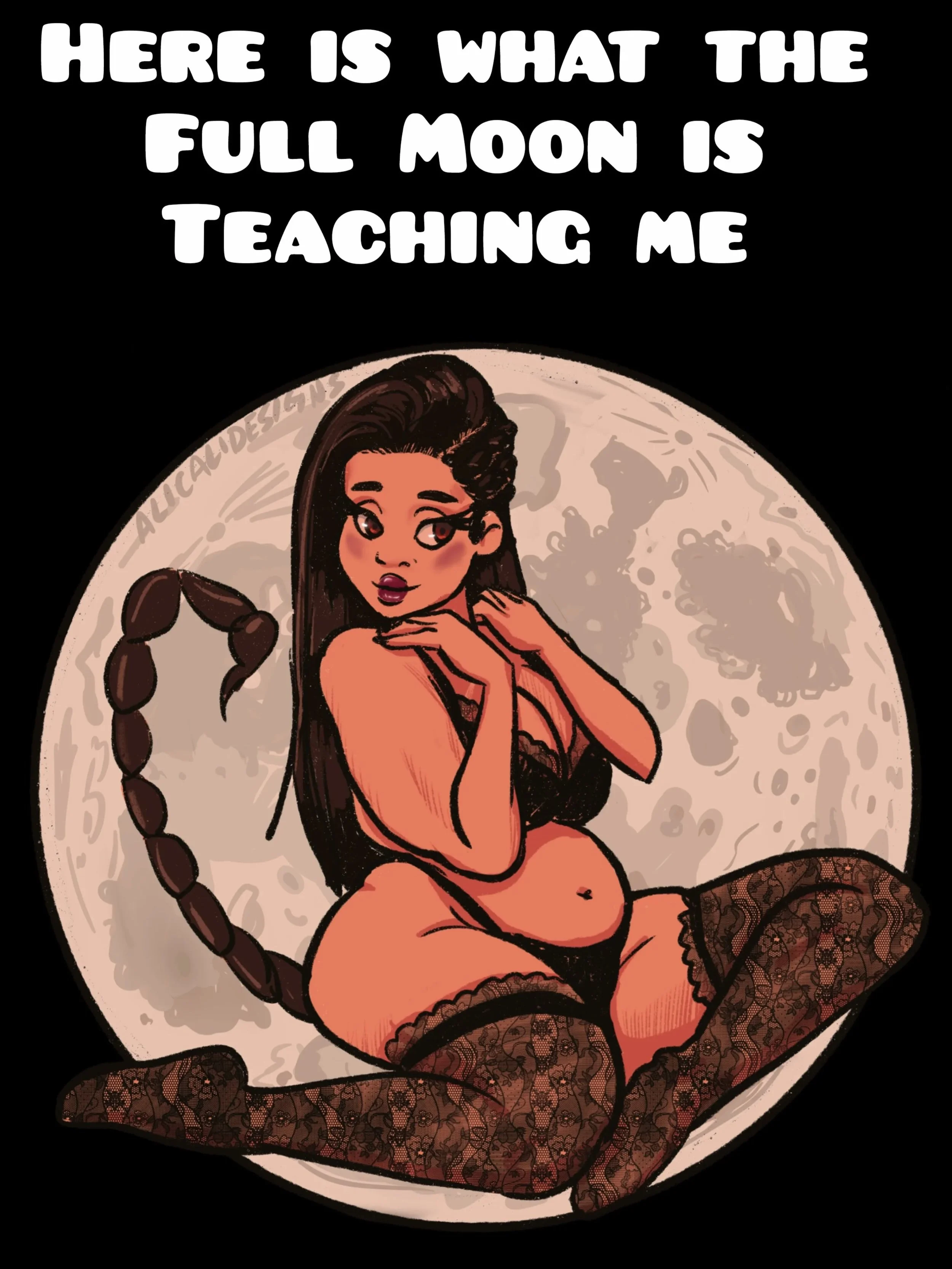 Happy Full Moon in Scorpio 🦂 ♏ 
I am letting go of the need to control outcomes. Including the way this full moon drawing came through. I have filmed myself while creating the art in the past but I could not get into that this month. So I let myself