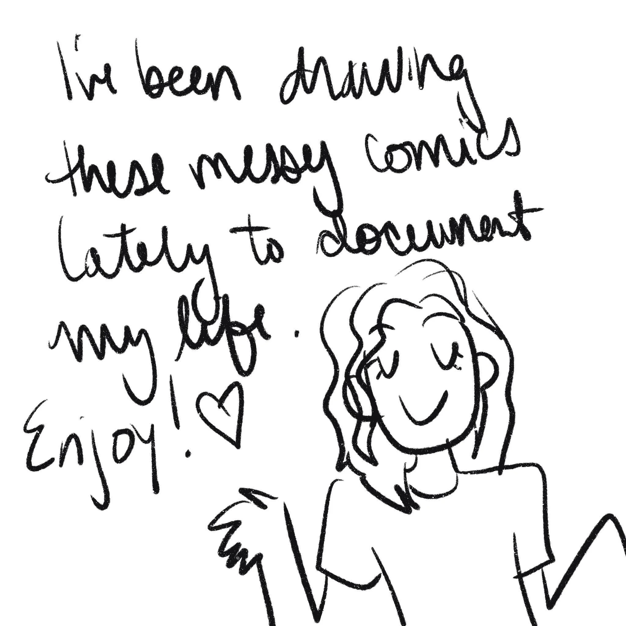I&rsquo;ve been drawing these messy comics lately to document my life. 

My favorite daily ritual has been hunting for whimsy in the mundane.
It&rsquo;s a chance to stop, look around, and appreciate the tiny blessings&hellip;from wildlife messengers 