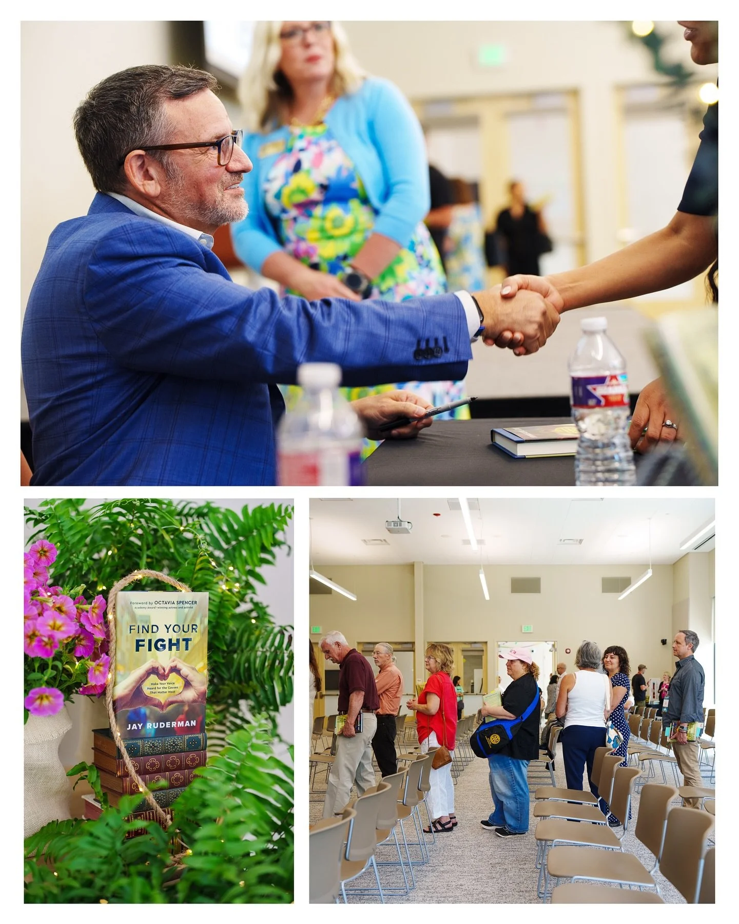Had the chance to capture a special moment at this summer&rsquo;s Bentonville Film Festival&mdash;a book signing with Jay Ruderman for his new release Find Your Fight. The room was packed with an energized and curious crowd, eager to hear Jay&rsquo;s