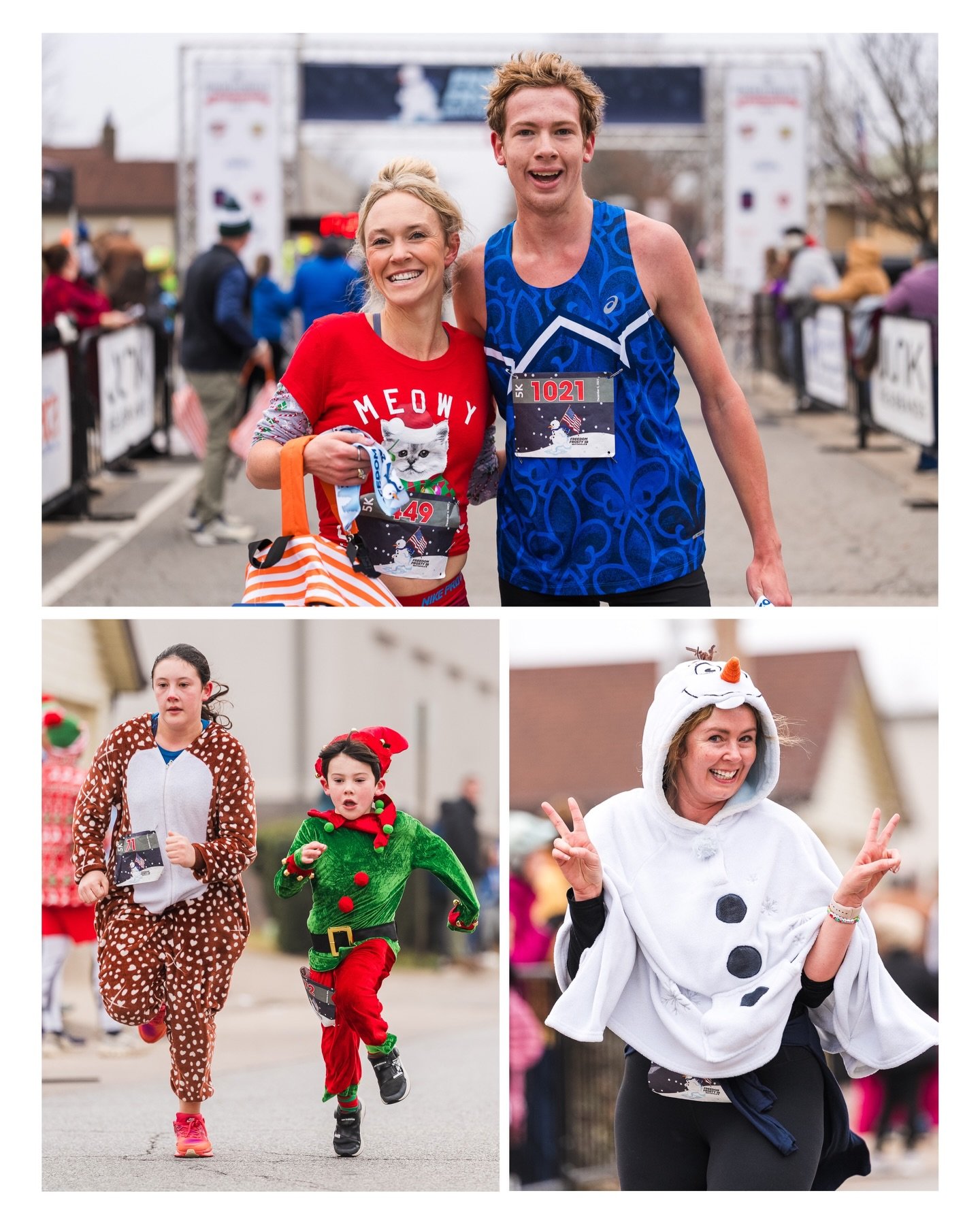 RUN RUN RUDOLPH 🦌🎄 Congrats to all the runners at this morning&rsquo;s Freedom Frosty 5k 🥶🏃🎅😊 Had fun getting to capture all the festive athleticism on display 😝 

*For Bentonville Parks and Rec. Full gallery should be finished later this week