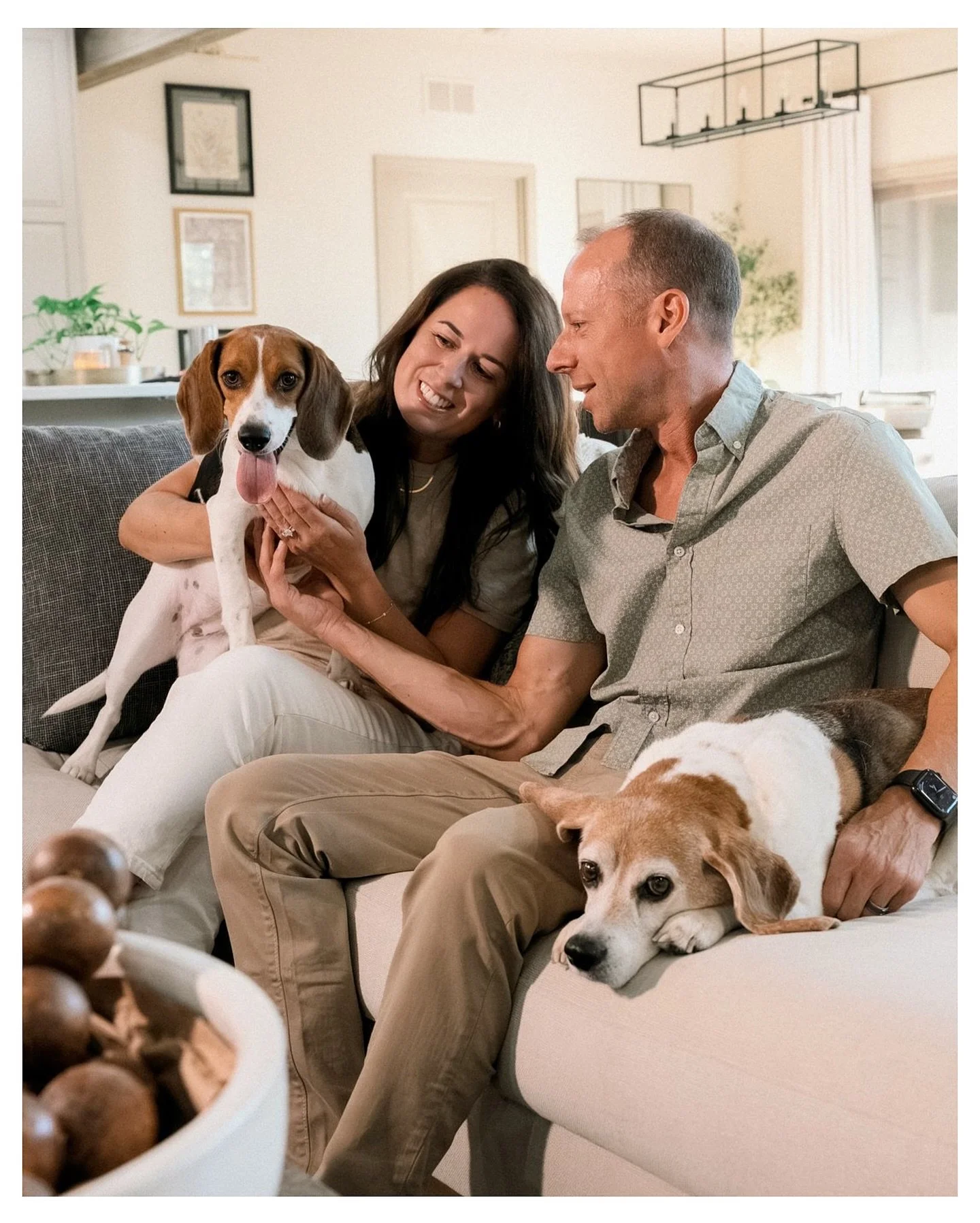 Home is where the dogs are. 🐾

Sweet evenings, soft light, and a couple who clearly got it right.

(We&rsquo;re bringing home a new pup today&hellip; so this one feels especially fitting.) ✨

&bull;	#BentonvillePhotographer
	&bull;	#NorthwestArkansa