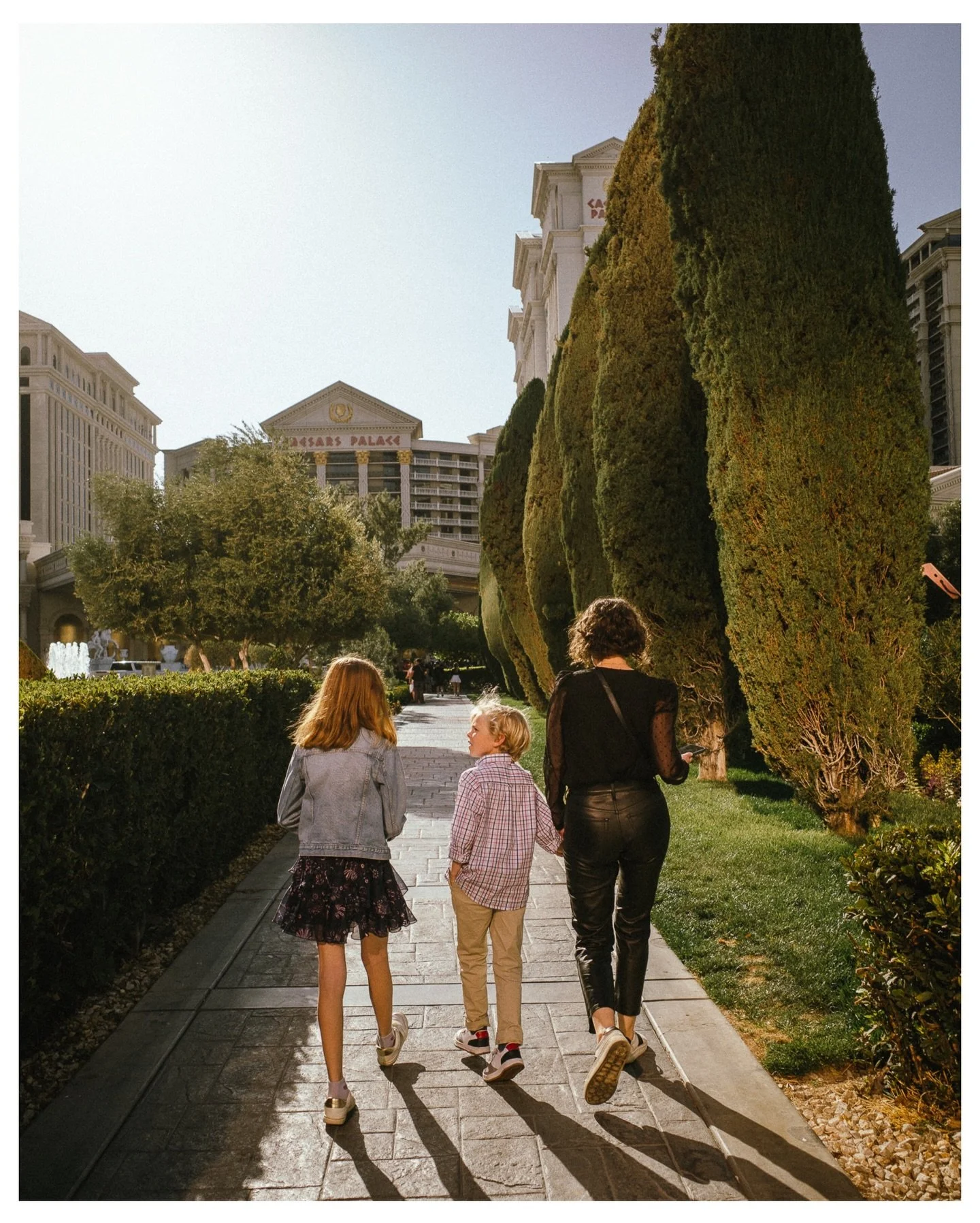 Last spring break we were road-tripping through the national parks out west and made a spontaneous stop in Las Vegas.

The kids&rsquo; first visit.

Which meant our Vegas itinerary looked something like:
pizza, shopping, flower gardens, and the Bella