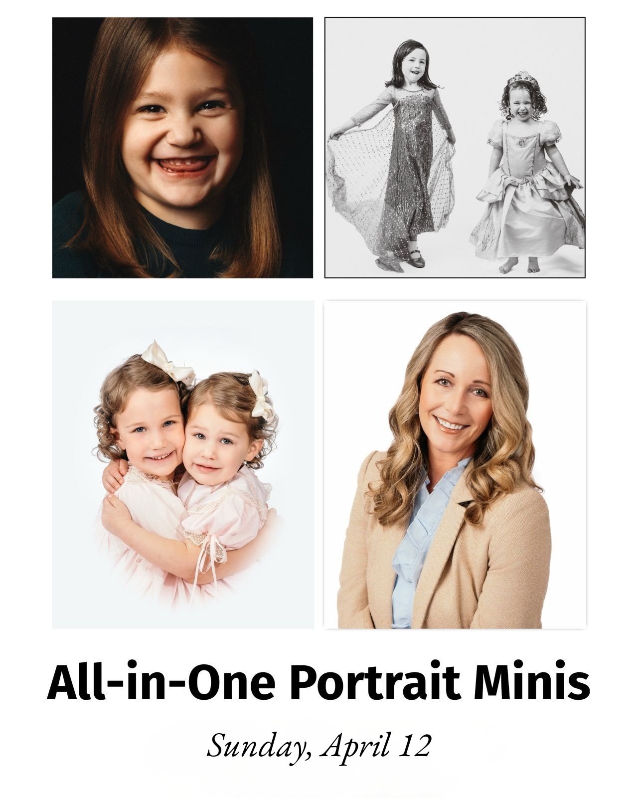 🌟 Announcing our first All-in-One Portrait Minis event for 2026! 🌟 To be held in NWA this April 12th 👏 (additional future dates TBD)

As a refresher for what makes this different, oftentimes mini sessions are geared for a very specific and narrow 